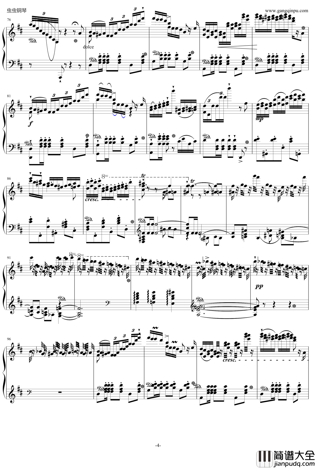 贝里尼清教徒引子和波兰舞曲S.391钢琴谱_李斯特