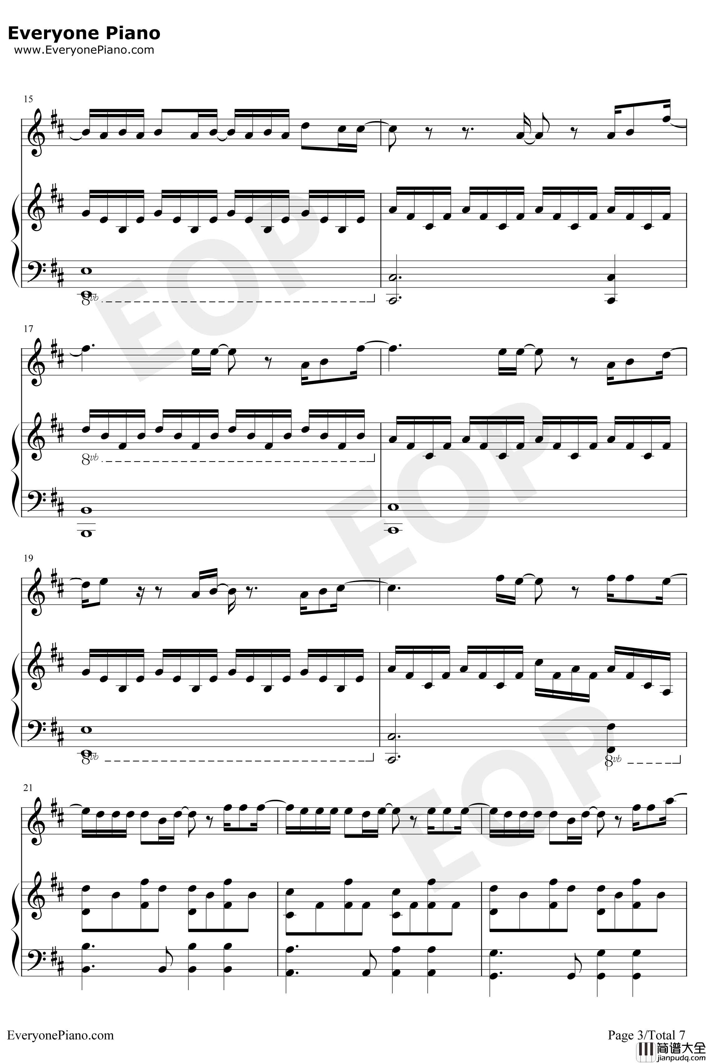 怎么说我不爱你钢琴谱___萧敬腾