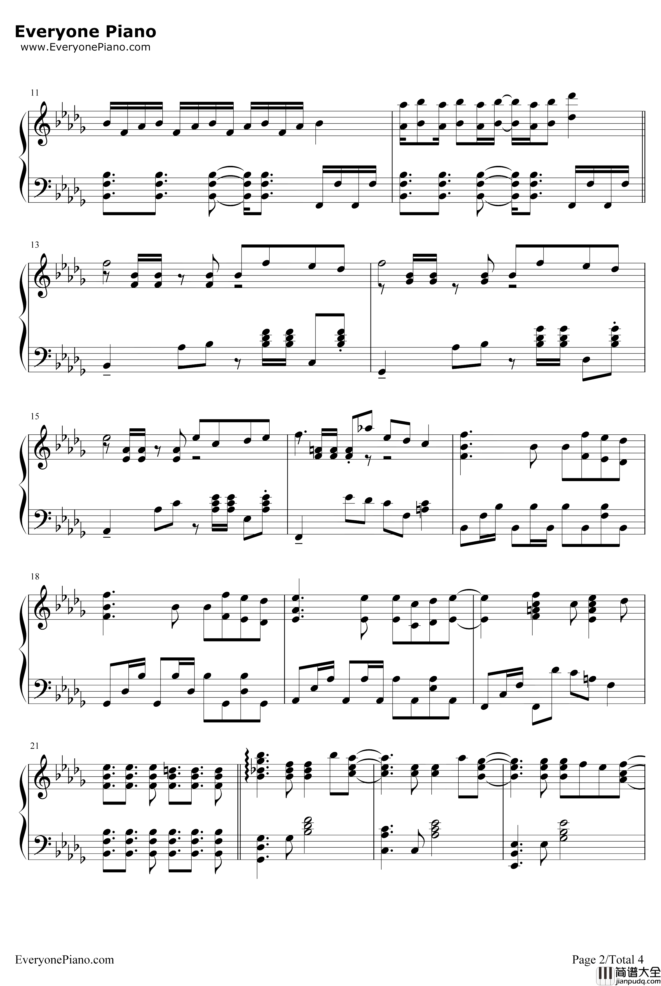 真理の鏡剣乃ように钢琴谱_铃木木乃美_在世界尽头咏唱恋曲的少女YU_NOED