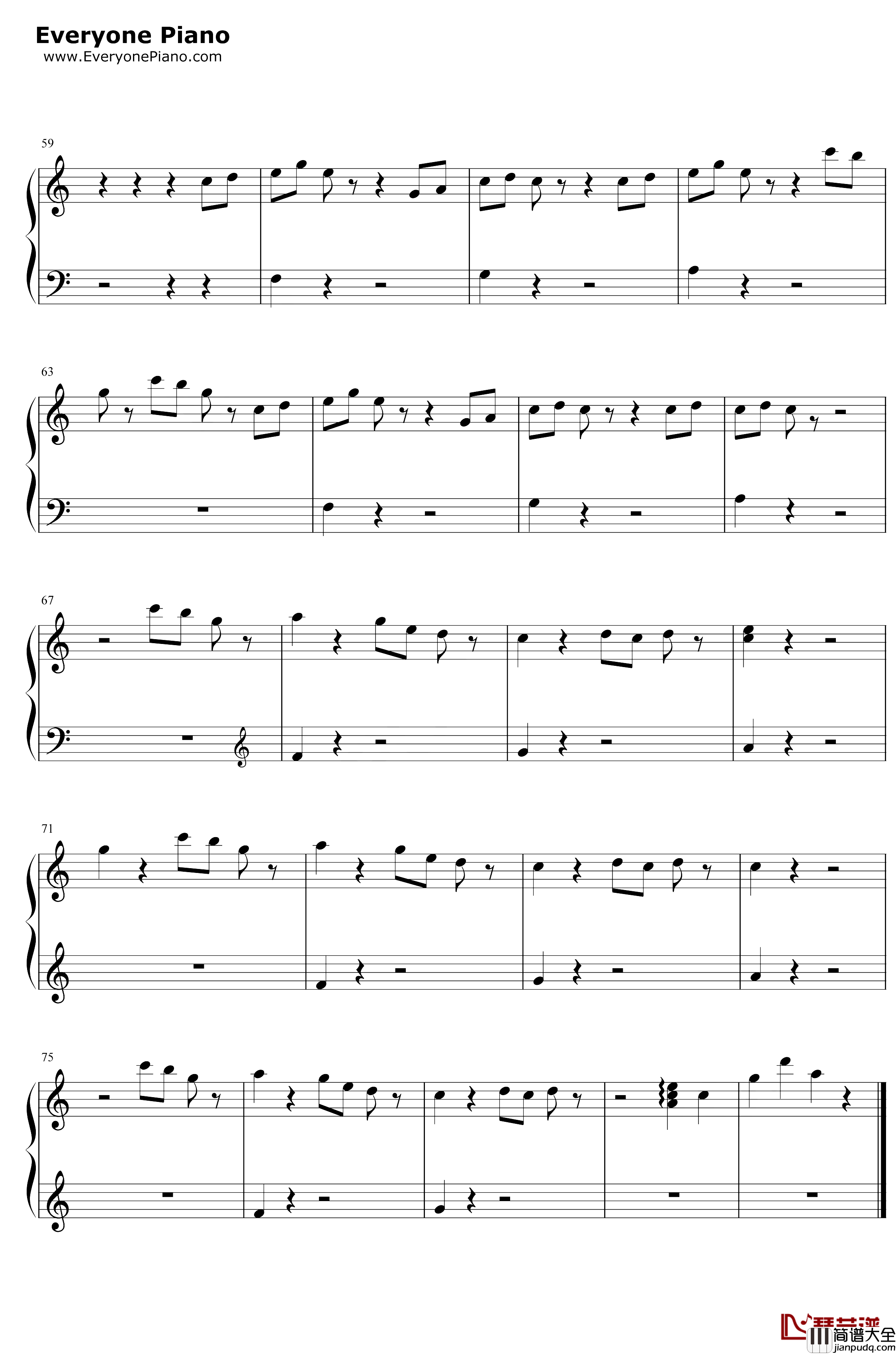 花火大会钢琴谱_Radwimps_天气之子OST