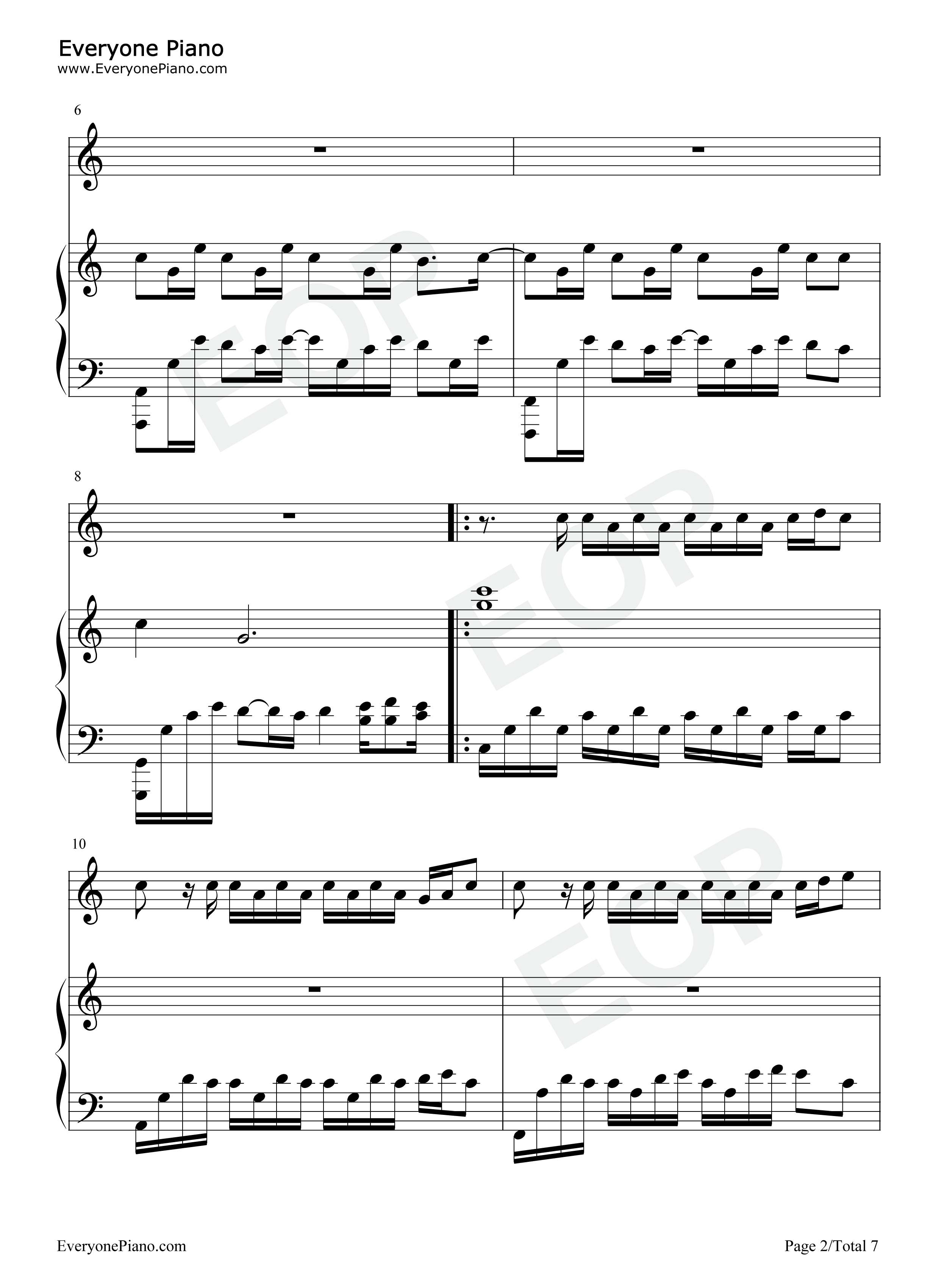 园游会钢琴谱_周杰伦