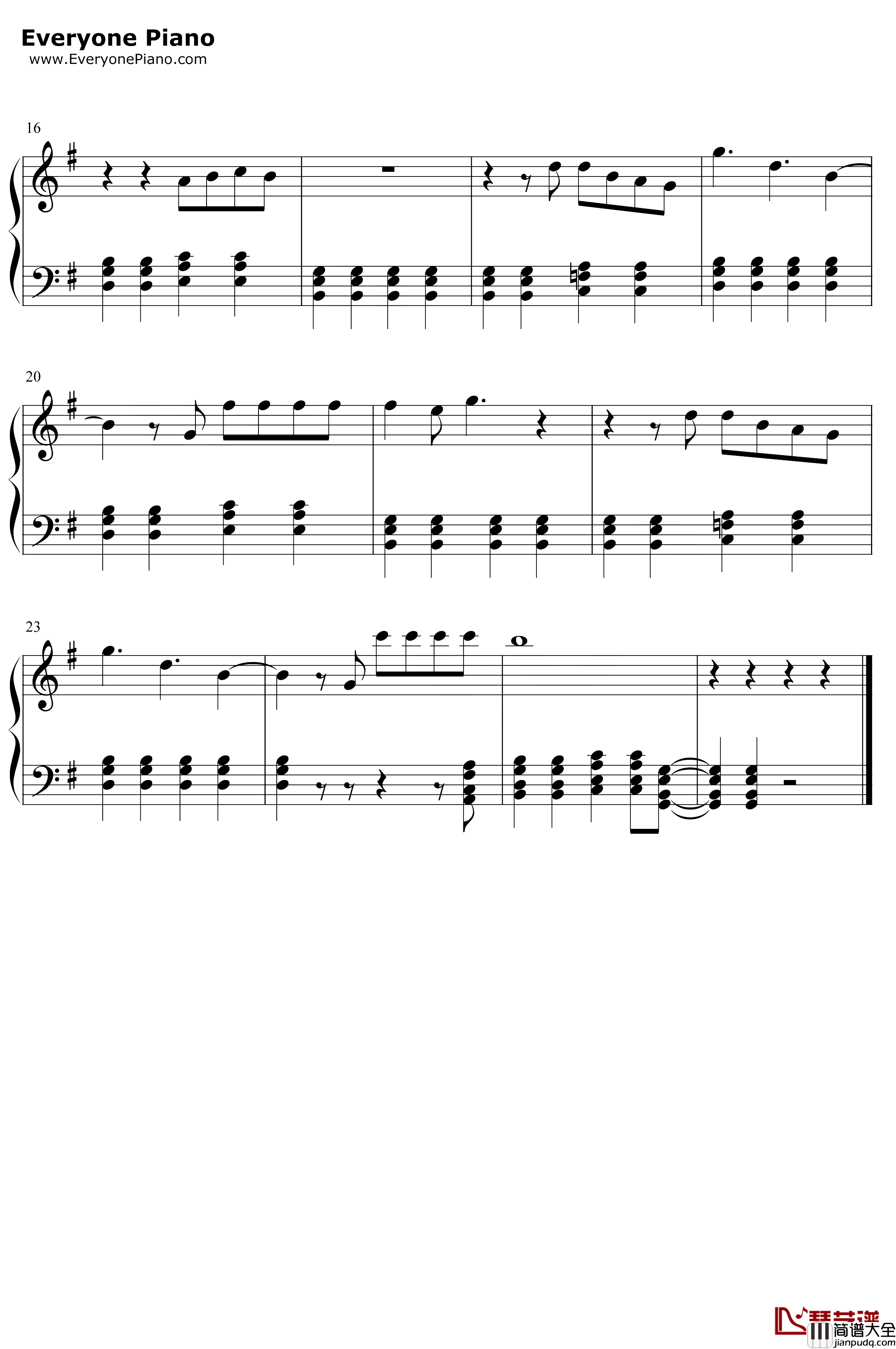 SinceUBeenGone钢琴谱_KellyClarkson