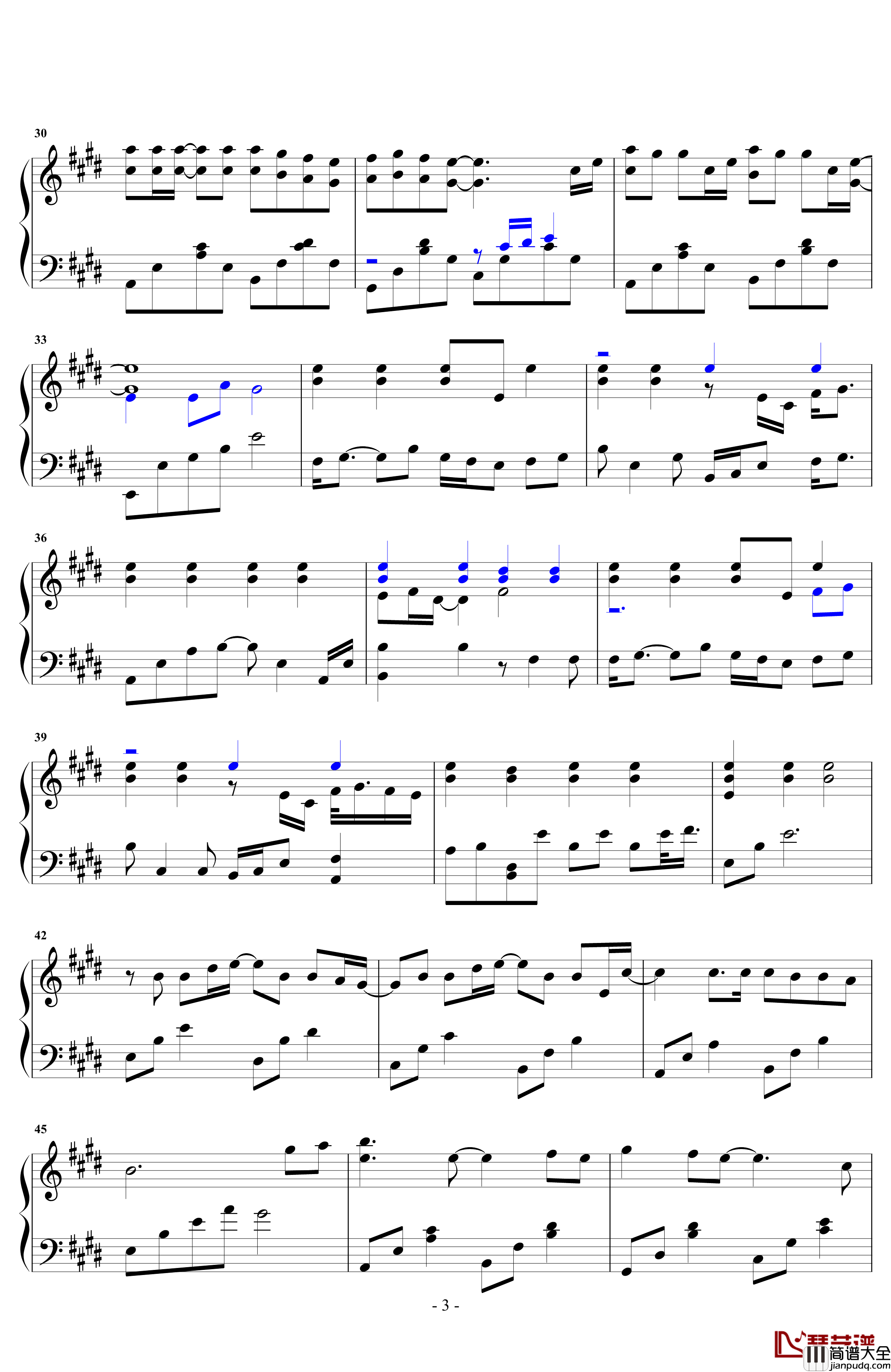 分组钢琴谱_陈壹千