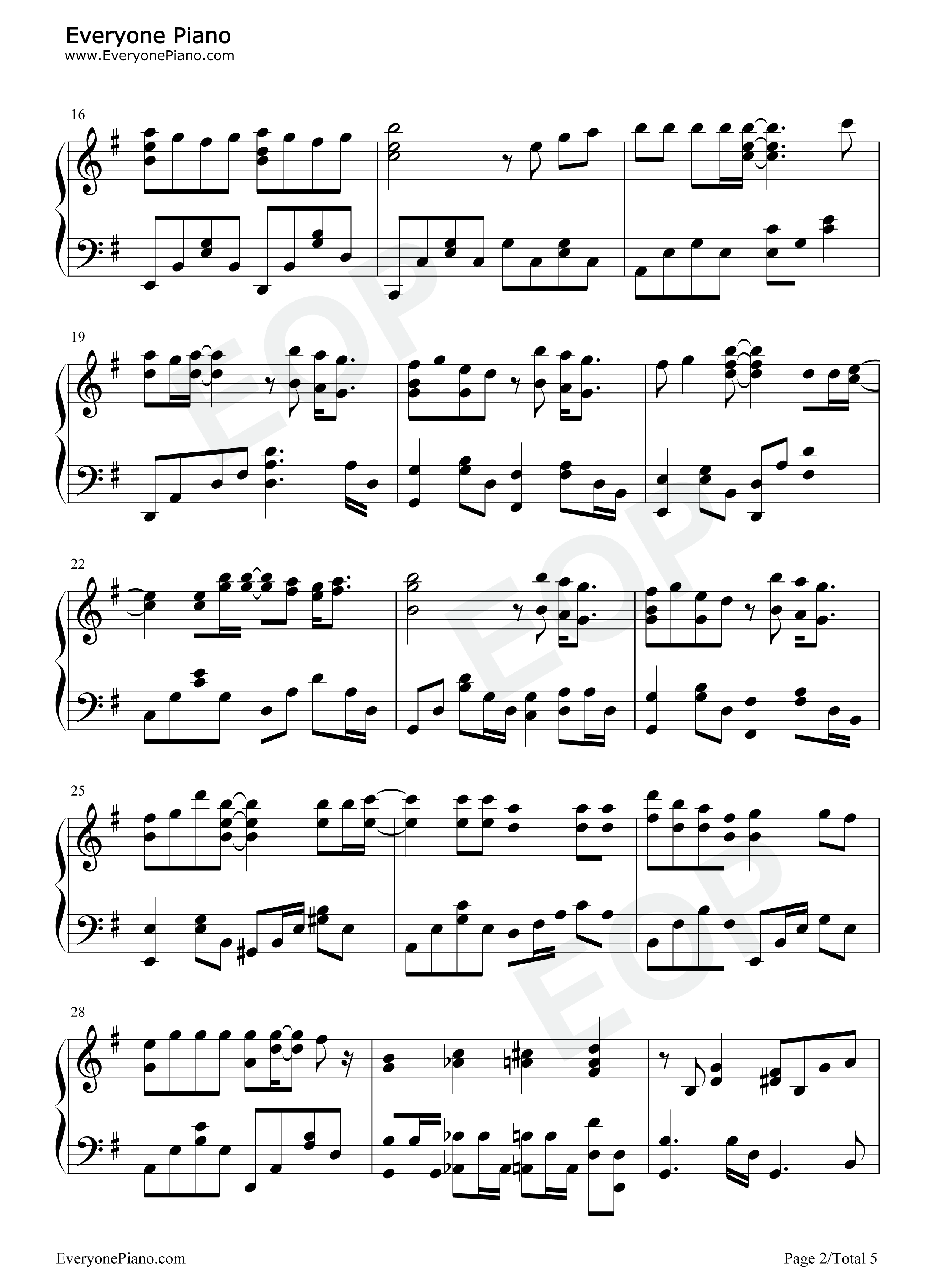 痛爱钢琴谱_容祖儿