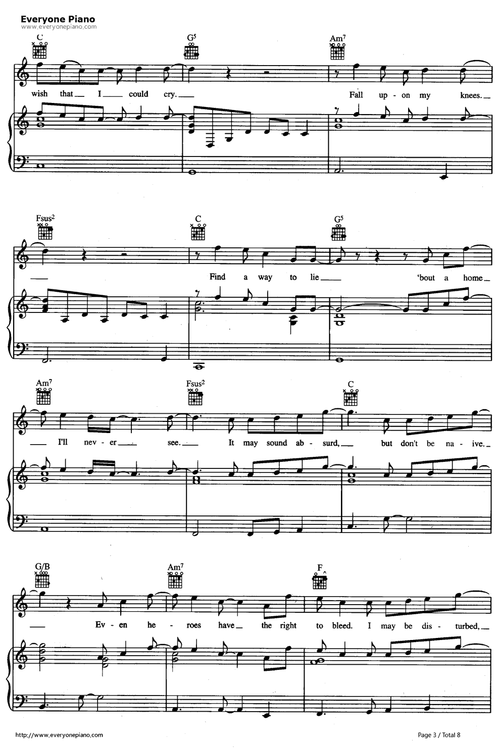 Superman_(It’s_Not_Easy)钢琴谱_Five_For_Fighting