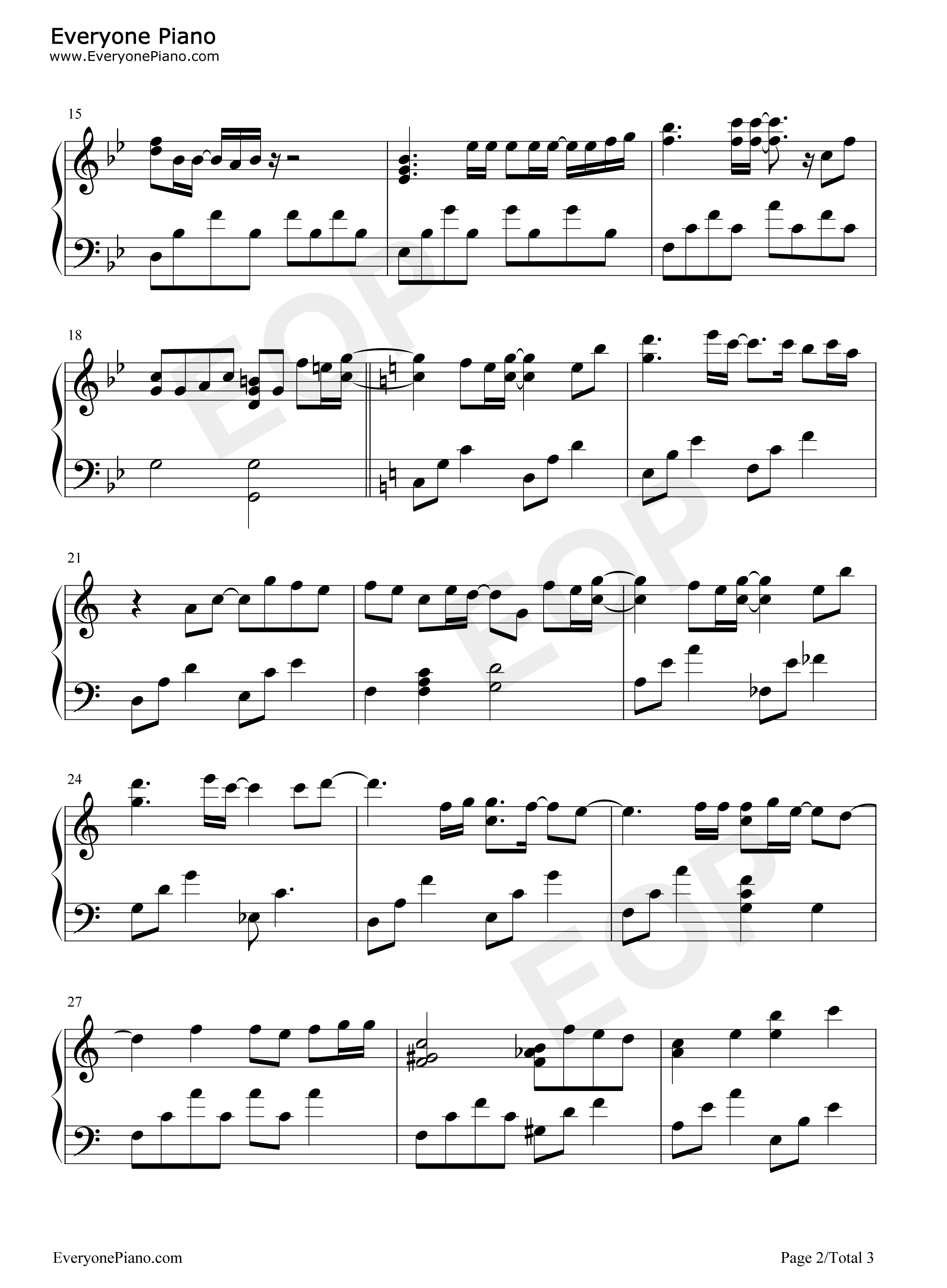 Hikari_no_aria钢琴谱_God_Eater