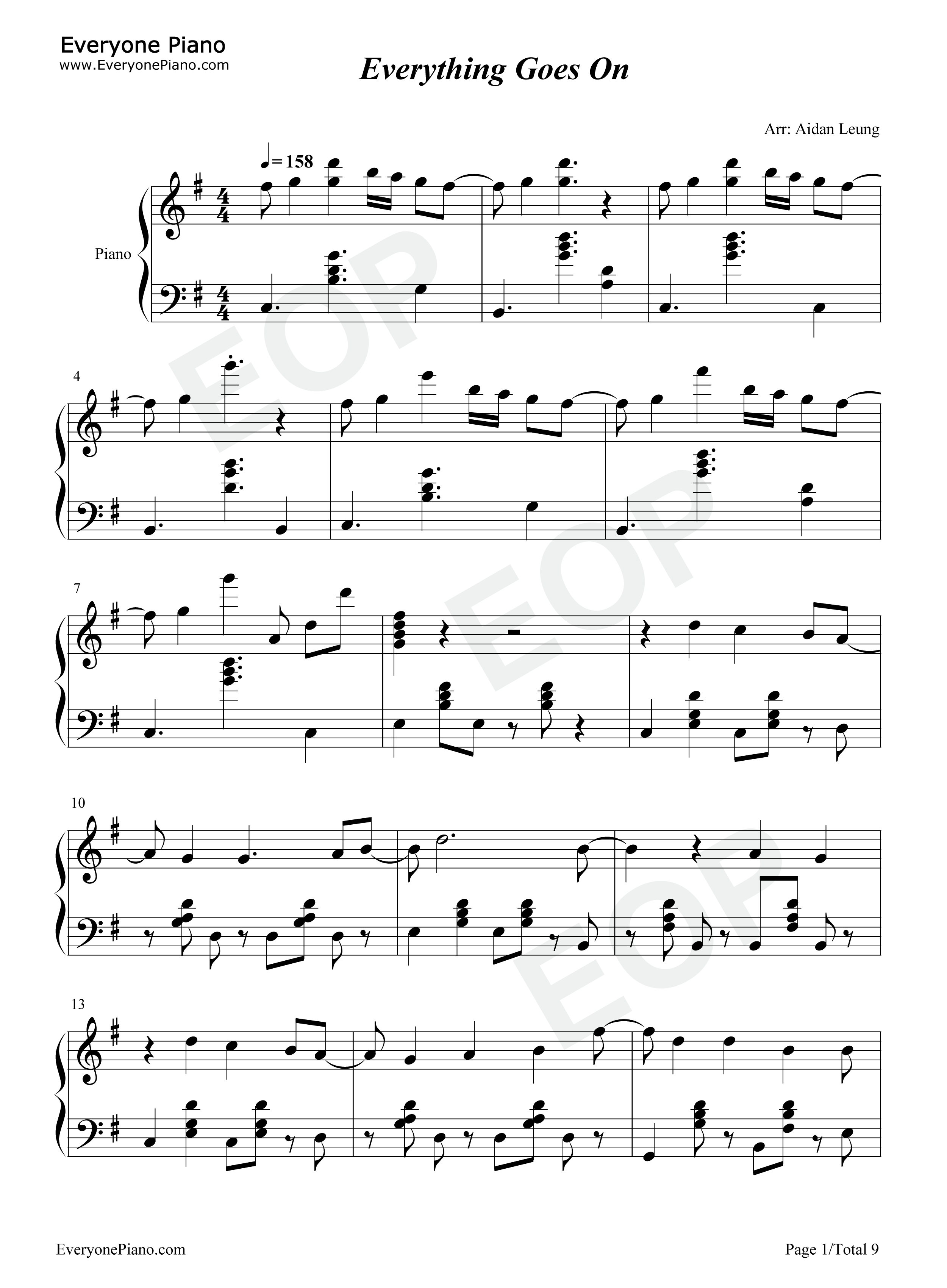 Everything_Goes_On钢琴谱_Porter_Robinson