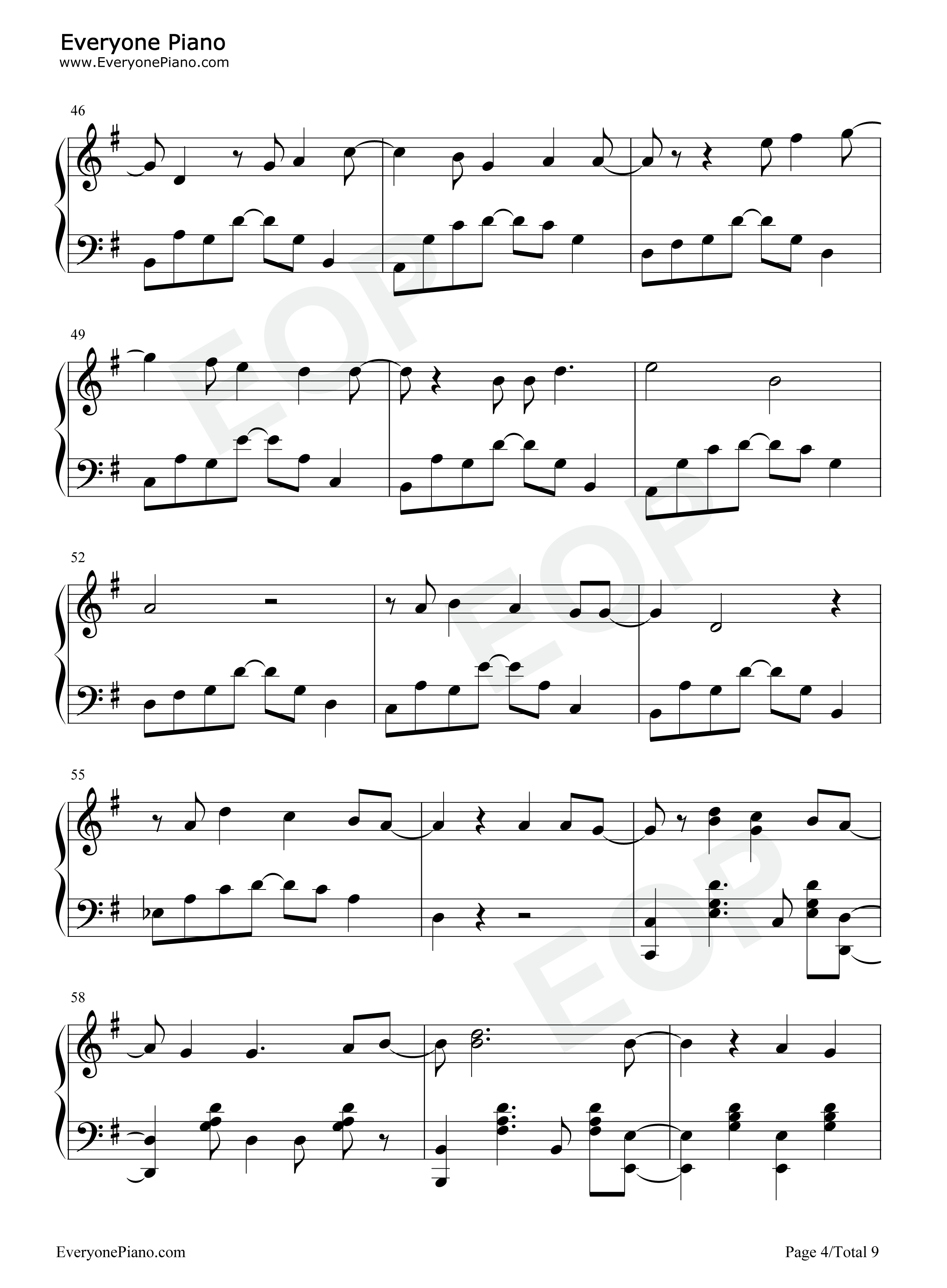 Everything_Goes_On钢琴谱_Porter_Robinson