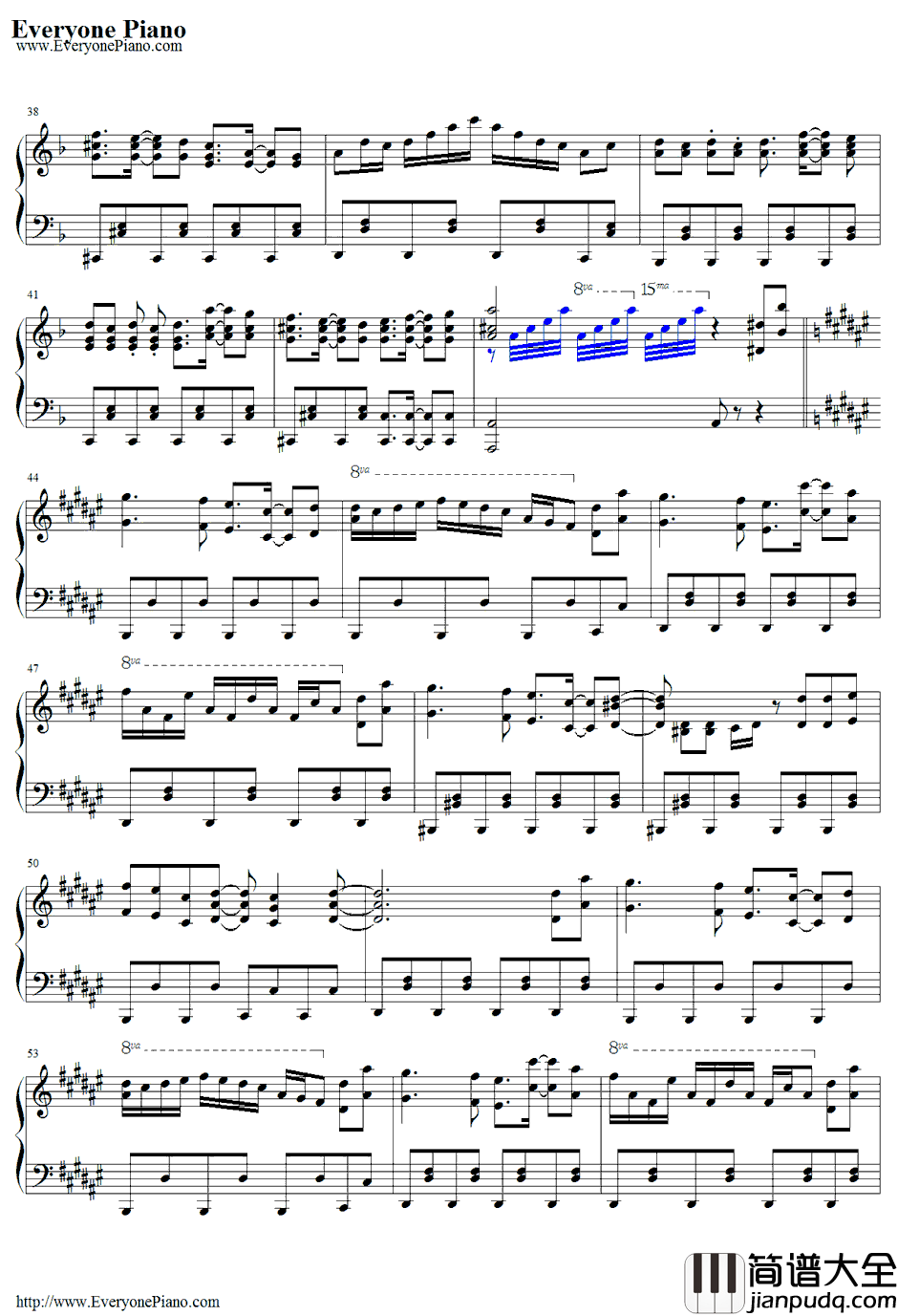 No_Life_Queen钢琴谱_东方Project_SOUNDHOLICMEETSTOHO~东方的幽々舞踏剧~