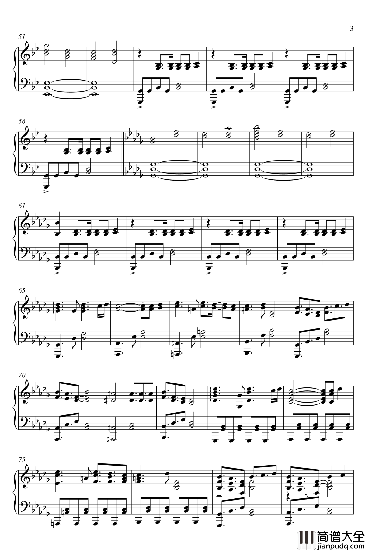 亡失のエモーション钢琴谱_幻想游戏_东方心绮楼_触手猴