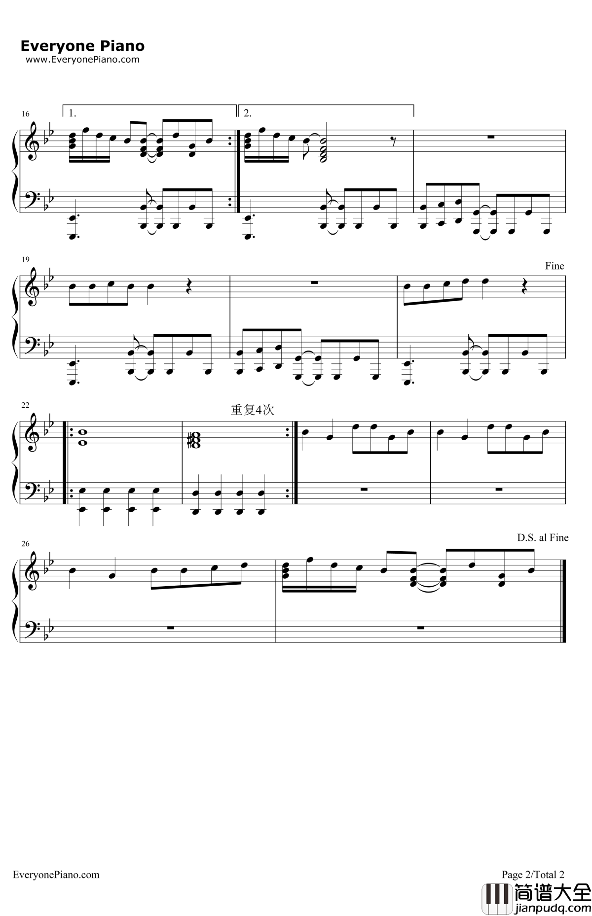 MyHouse钢琴谱_FloRida