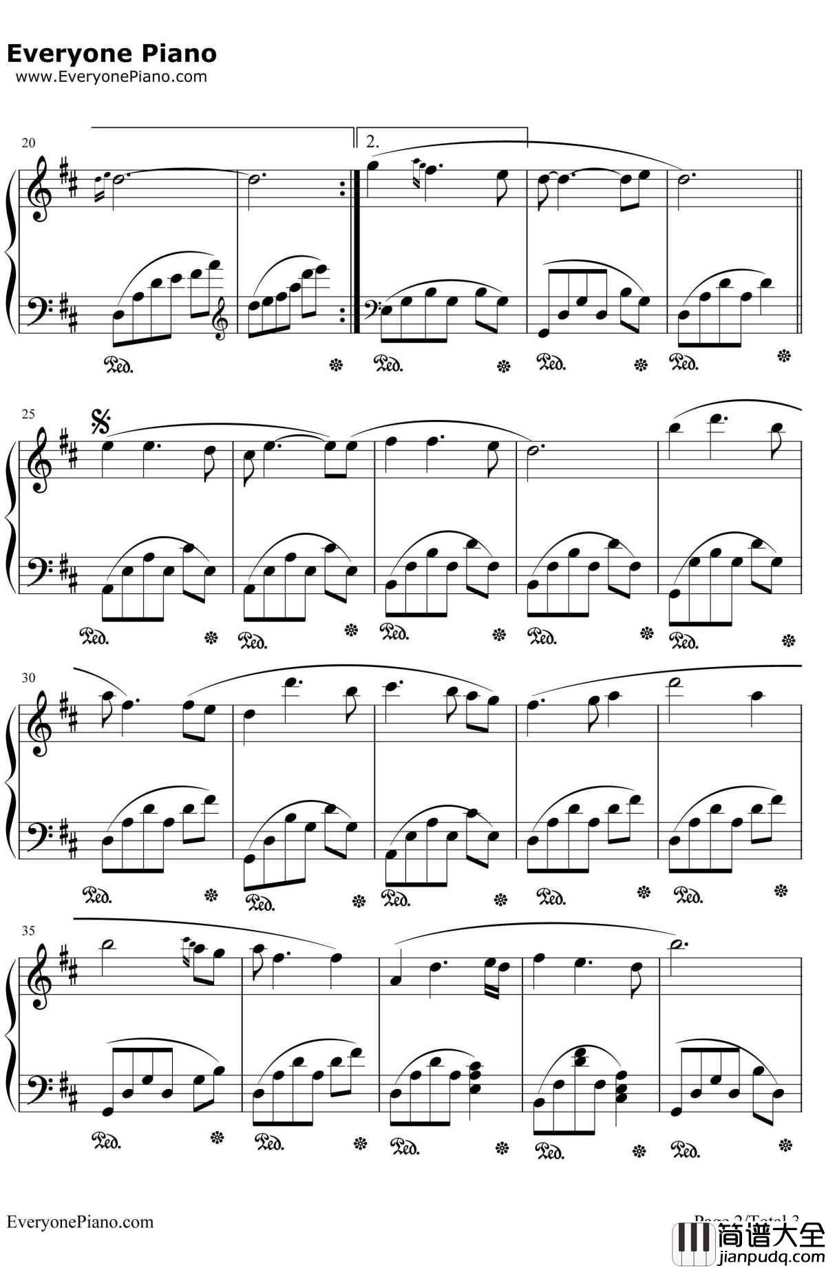 我爱她钢琴谱_班得瑞