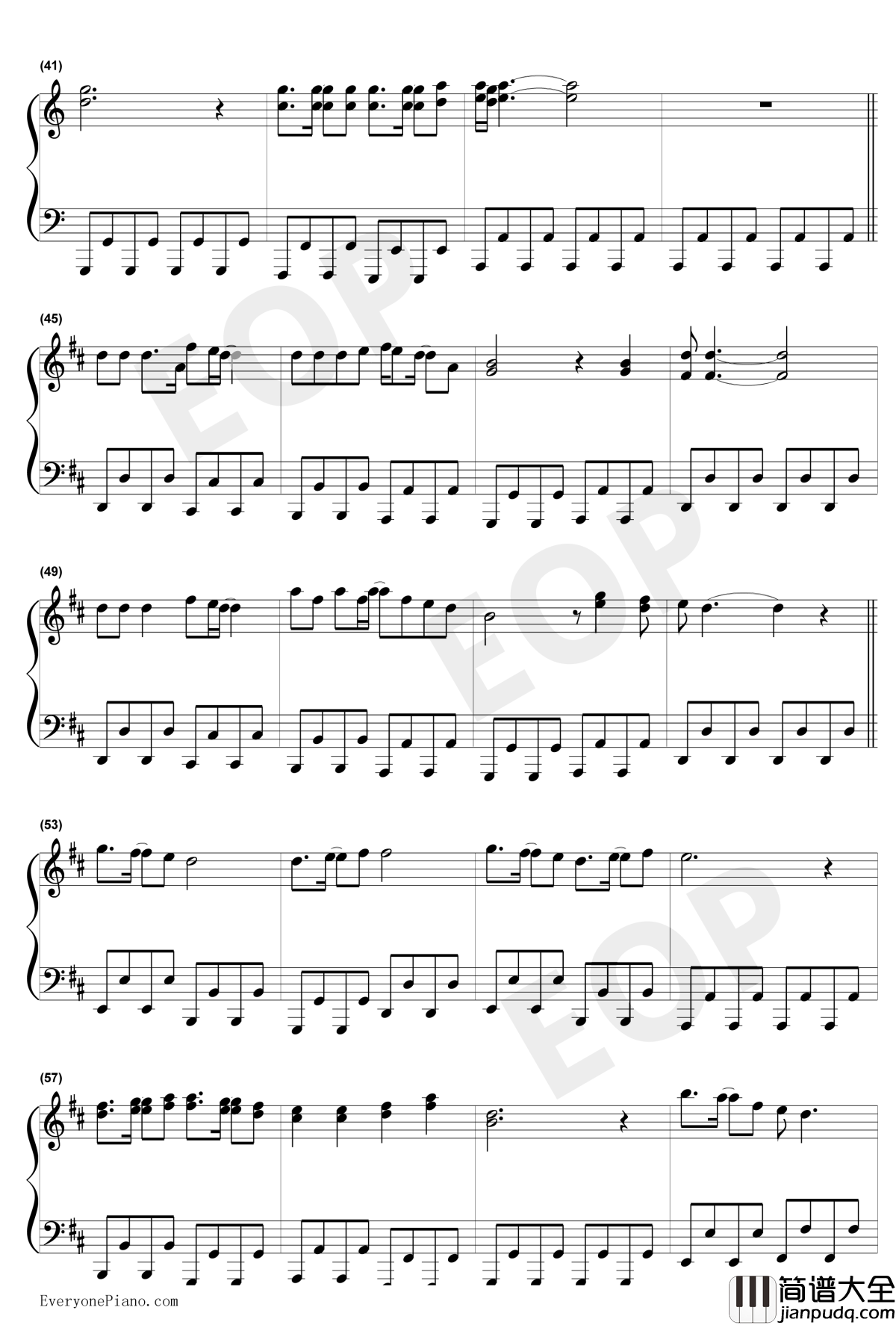 Shine_Your_Way钢琴谱_Owl_City/Yuna_疯狂原始人主题曲