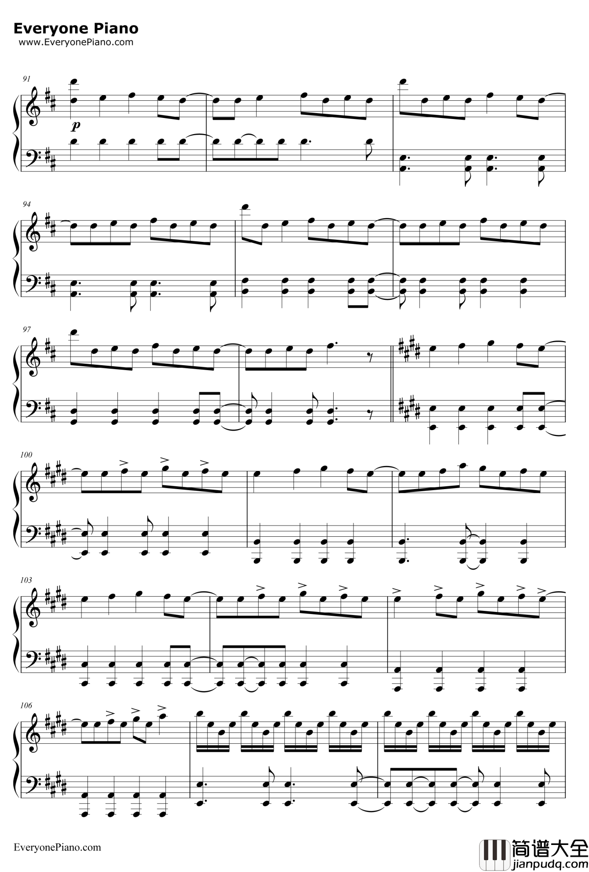 Love_Story_Meets_Viva_La_Vida钢琴谱_ThePianoGuys_