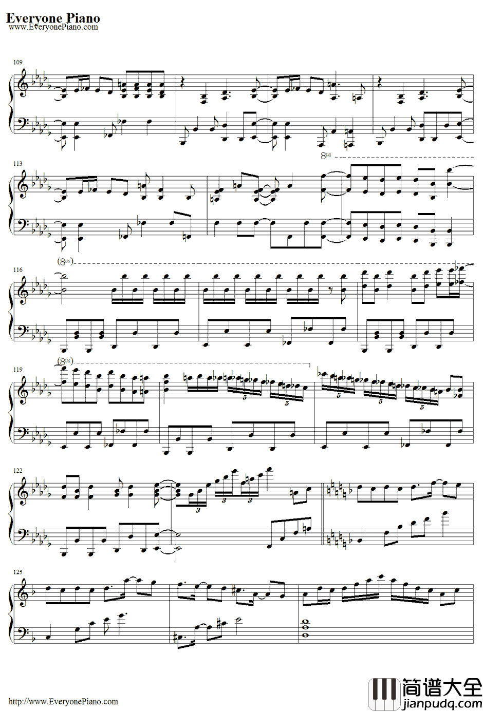 No_Life_Queen钢琴谱_东方Project_SOUNDHOLICMEETSTOHO~东方的幽々舞踏剧~