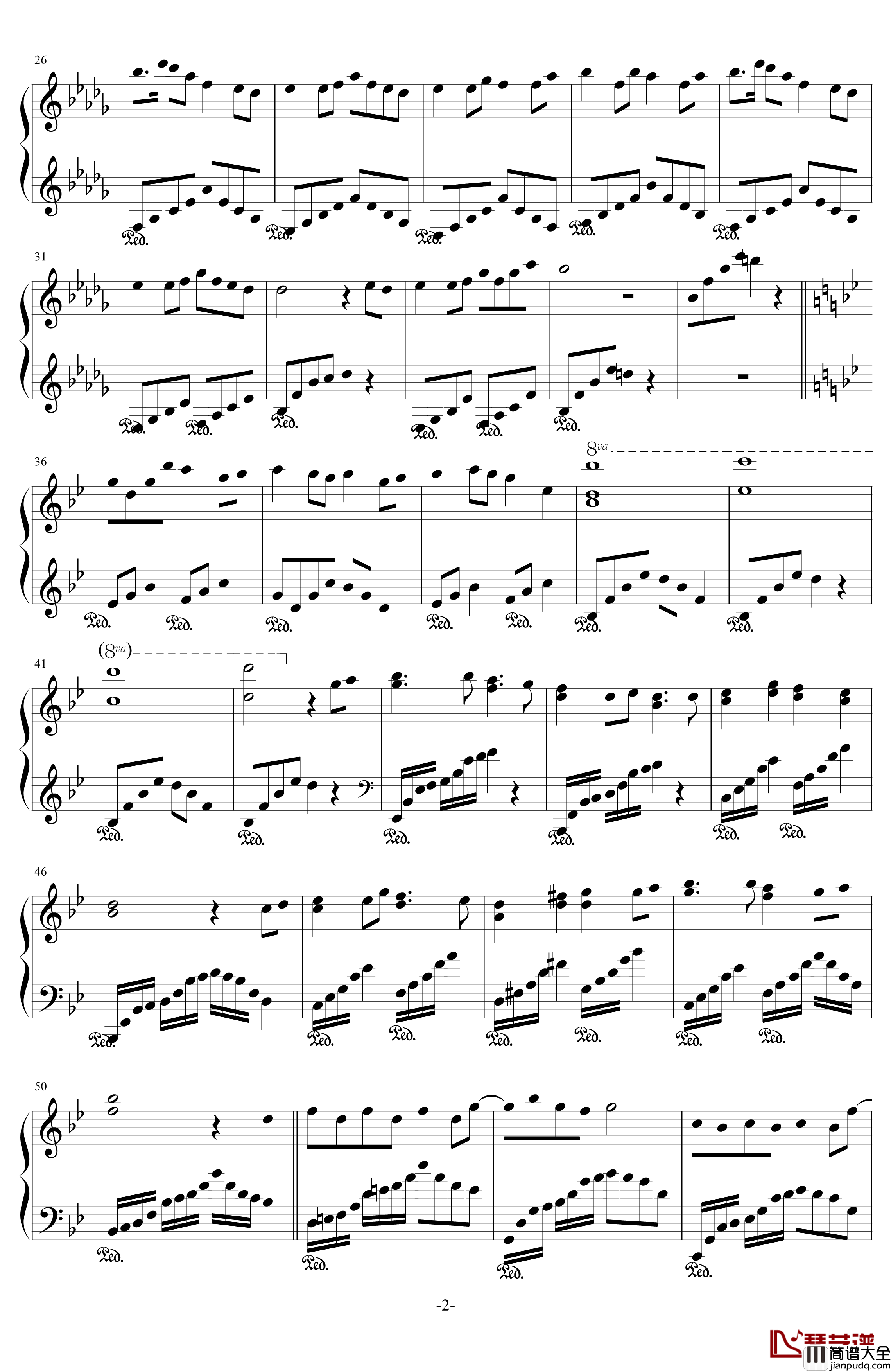 とおりゃんせ~甘美風来钢琴谱_千恋*万花