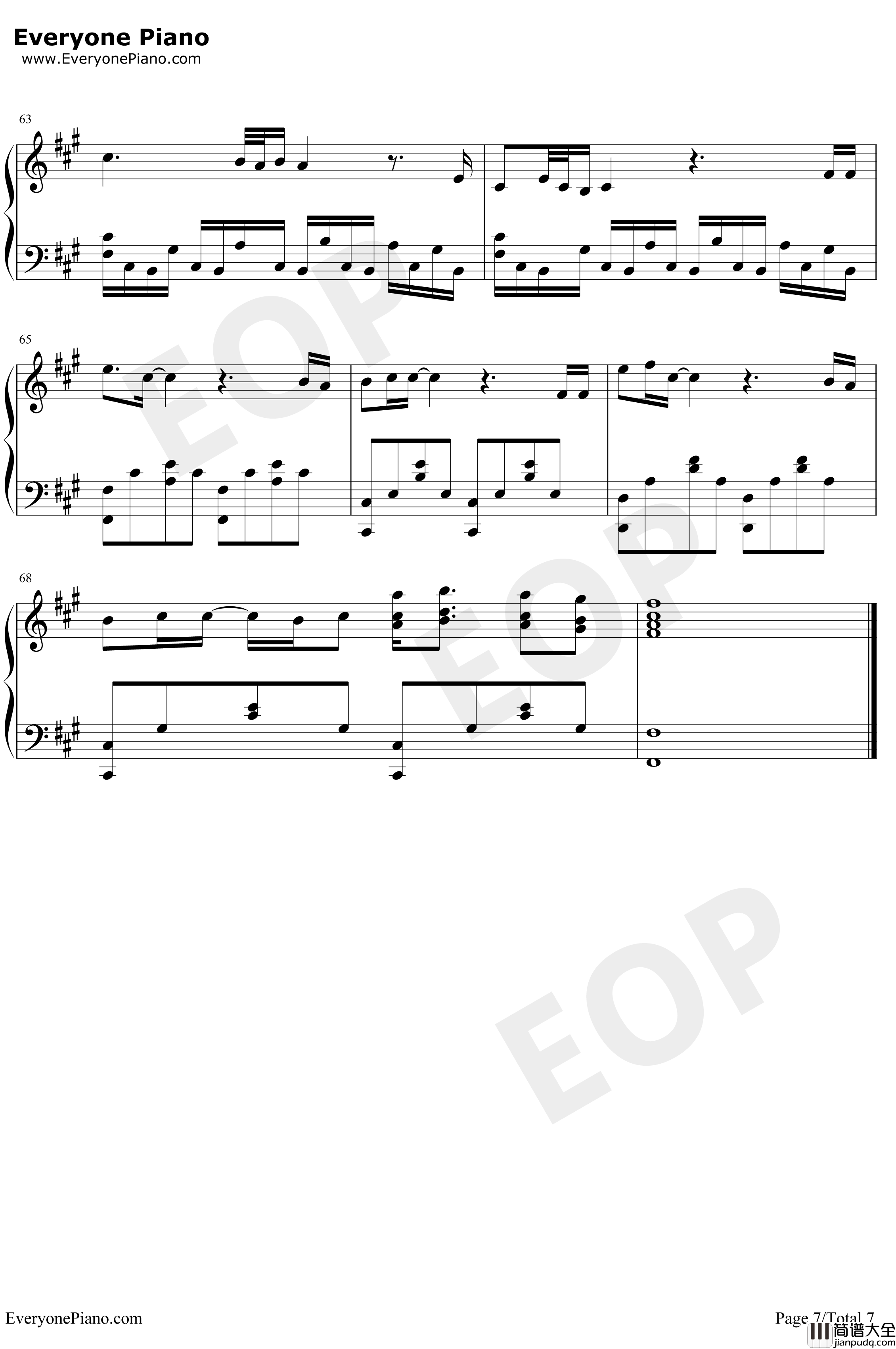 单行的轨道钢琴谱_邓紫棋