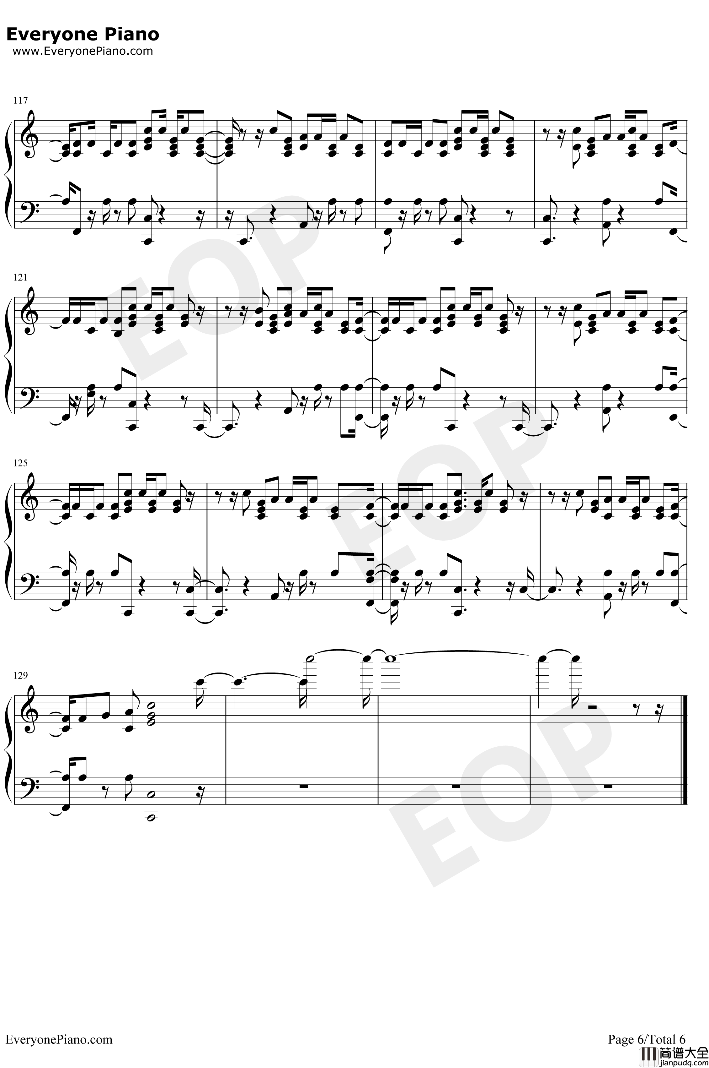 He_Like_That钢琴谱_FifthHarmony