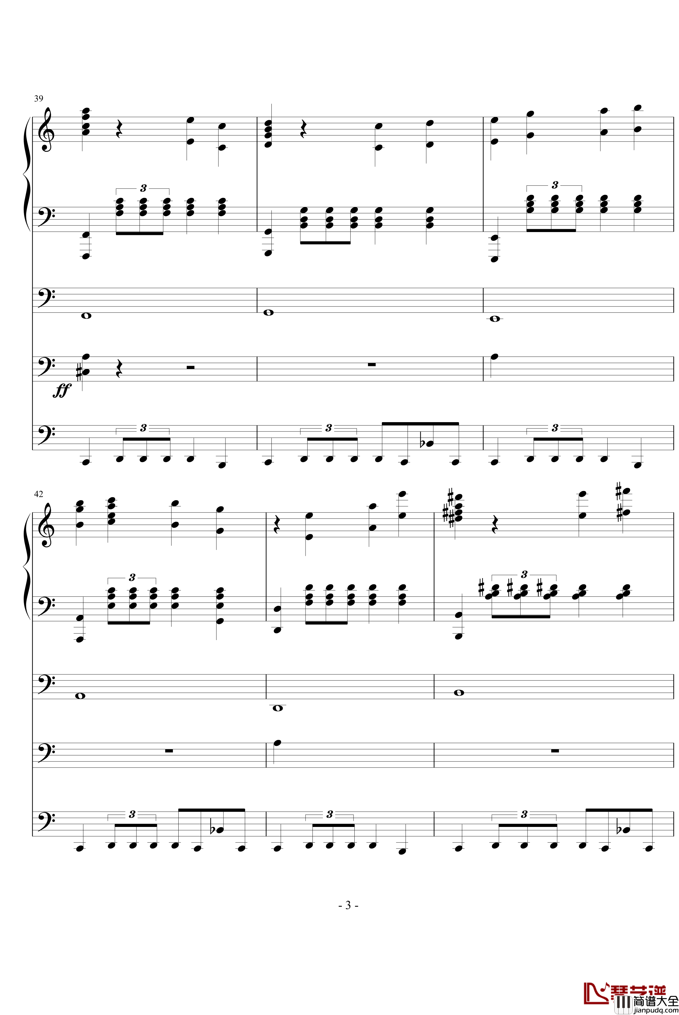 破军钢琴谱_ellocz