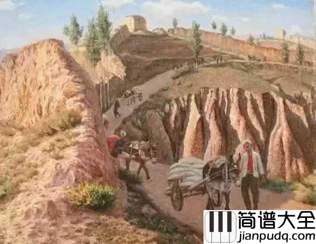 赶牲灵简谱__阿宝__原汁原味，永远的陕北文化记忆