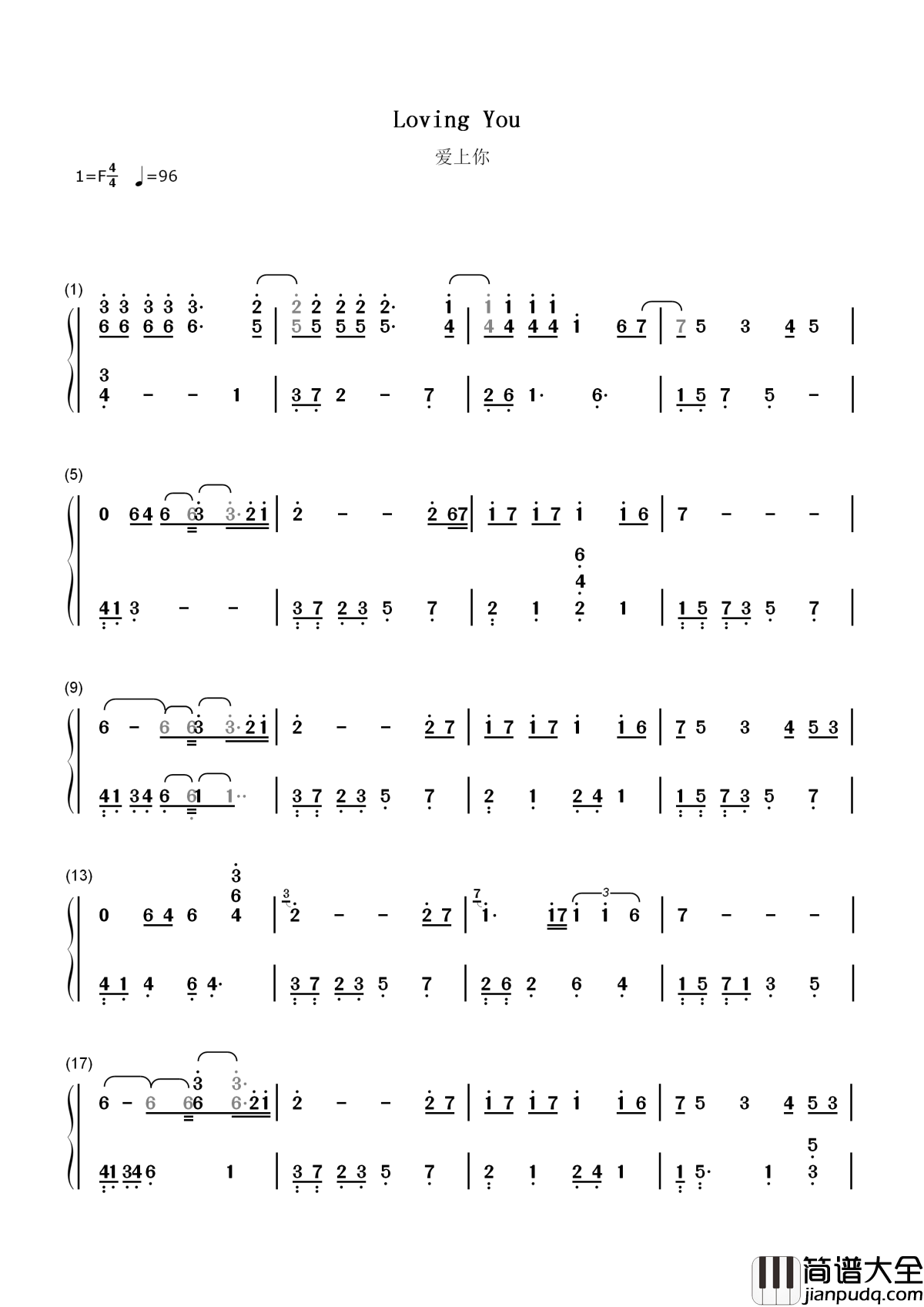 Loving_You简谱__Kenny_G____让我知道什么是海豚音!