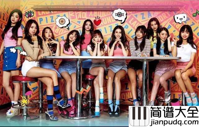 PICK_ME简谱__I.O.I___女团I.O.I,成为2016年令人难忘的回忆