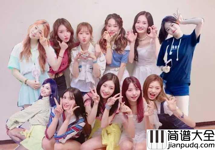 PICK_ME简谱__I.O.I___女团I.O.I,成为2016年令人难忘的回忆