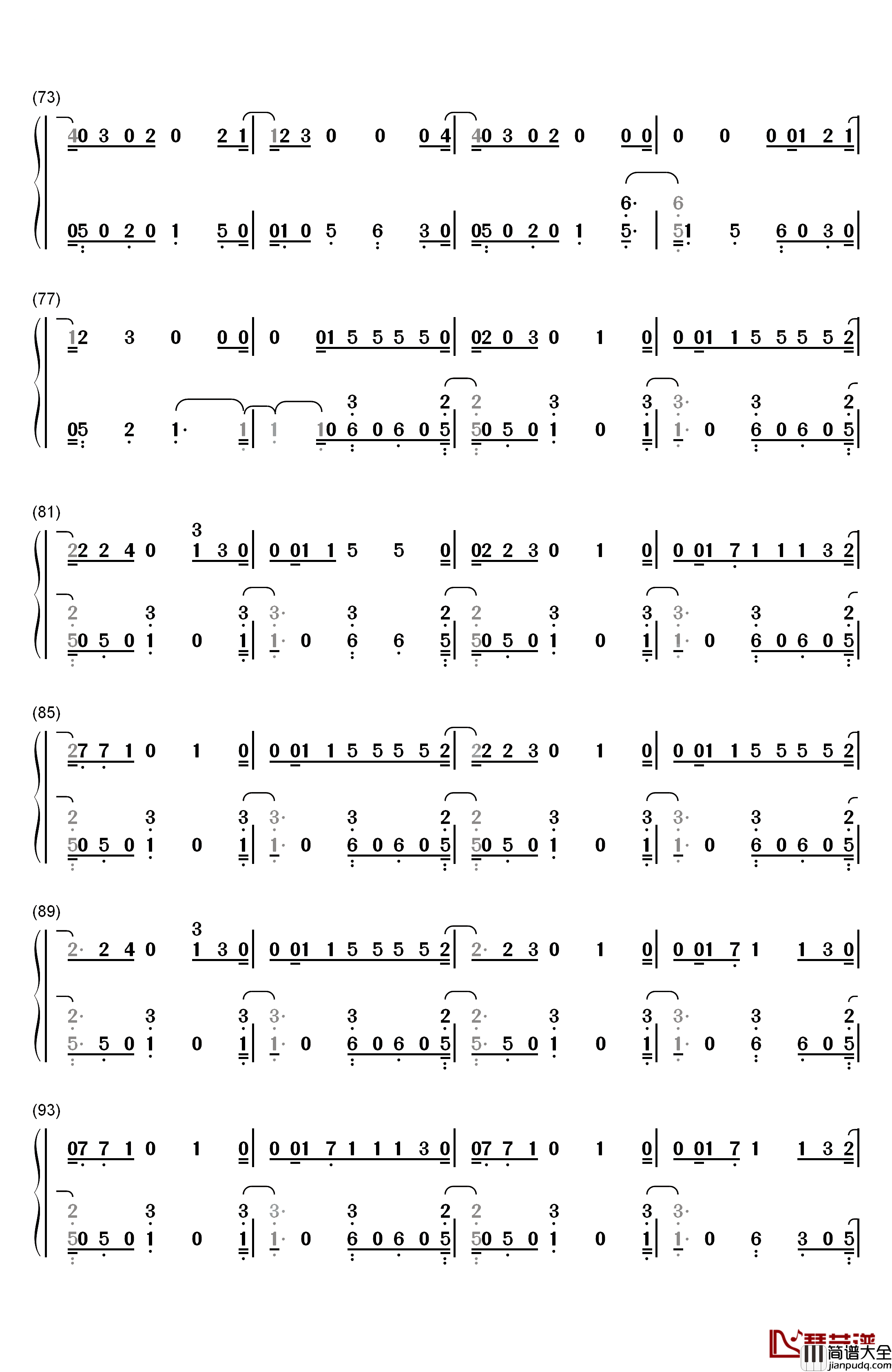 Like_To_Be_You钢琴简谱_数字双手_Shawn_Mendes_Julia_Michaels