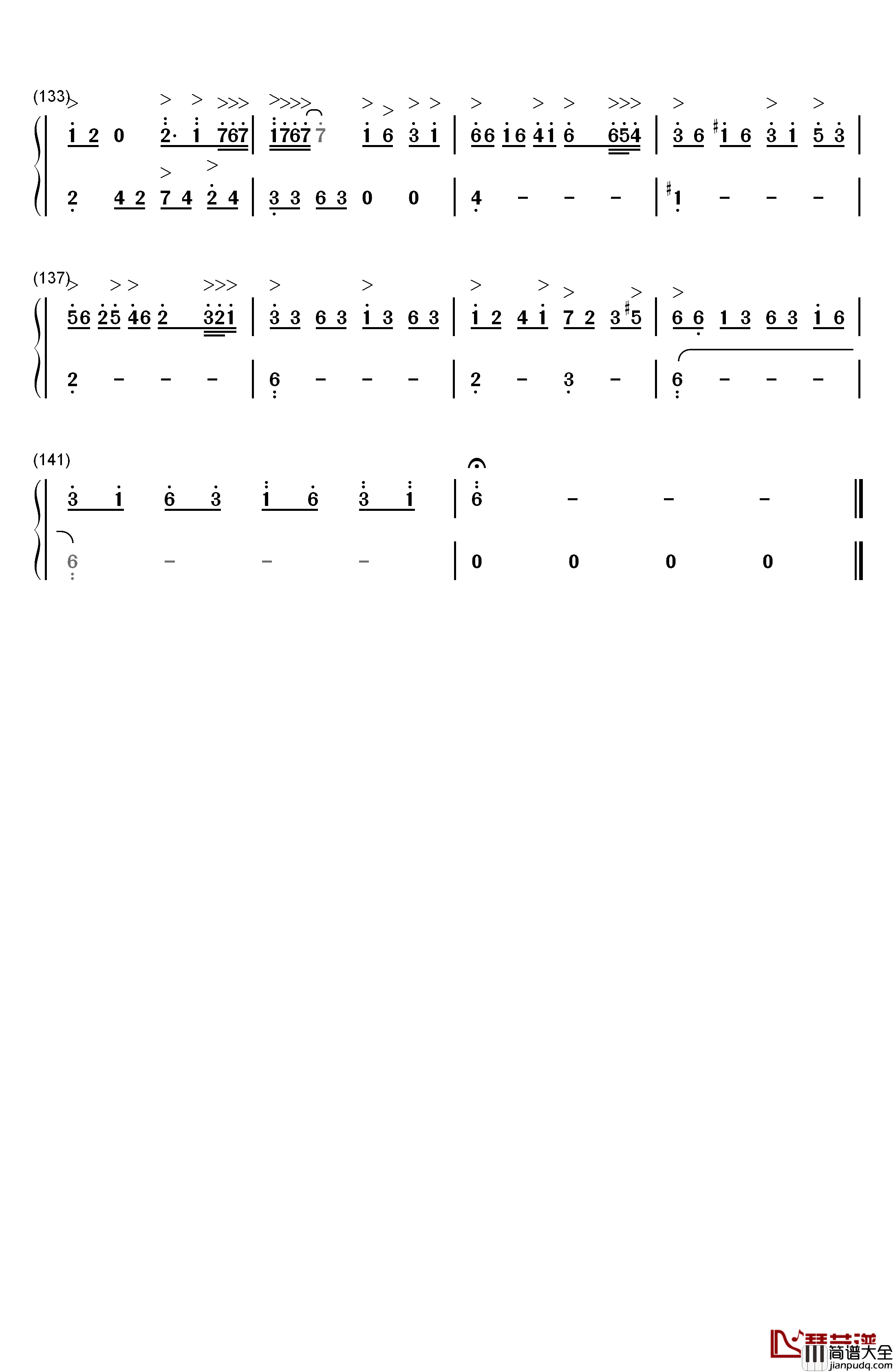 Clubbed_to_Death钢琴简谱_数字双手_Rob_Dougan