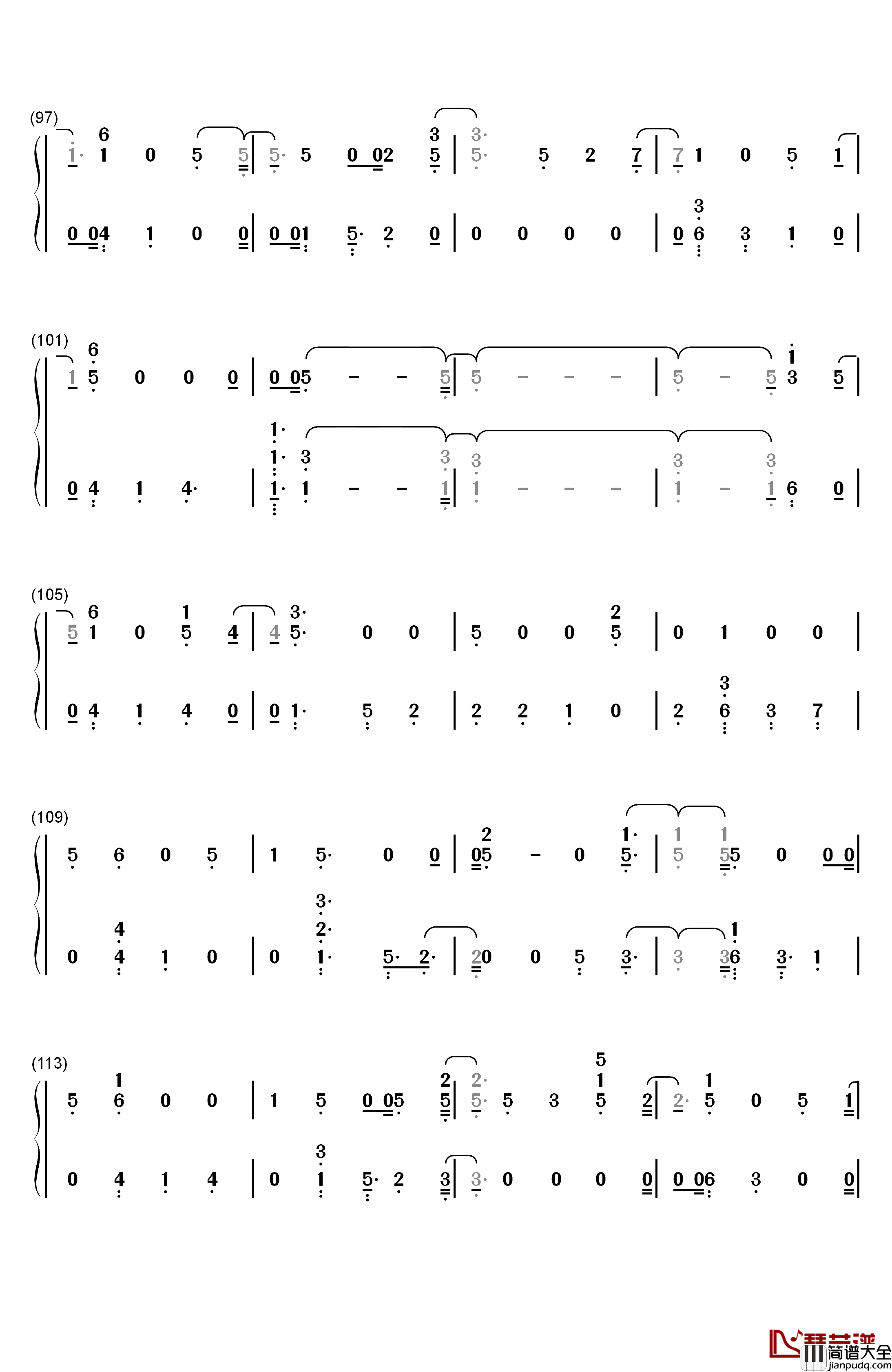 Back_to_You钢琴简谱_数字双手_Selena_Gomez