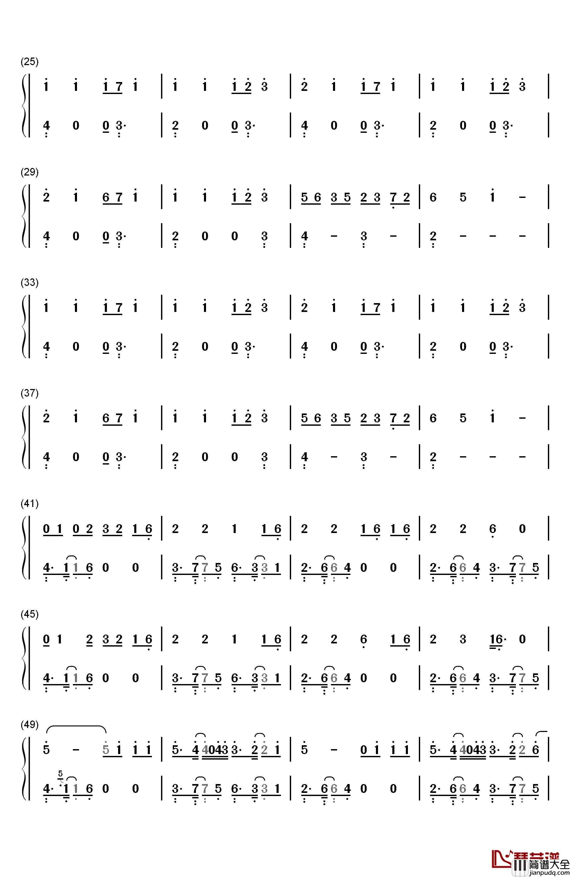 If_I_Cant_Have_You钢琴简谱_数字双手_Shawn_Mendes