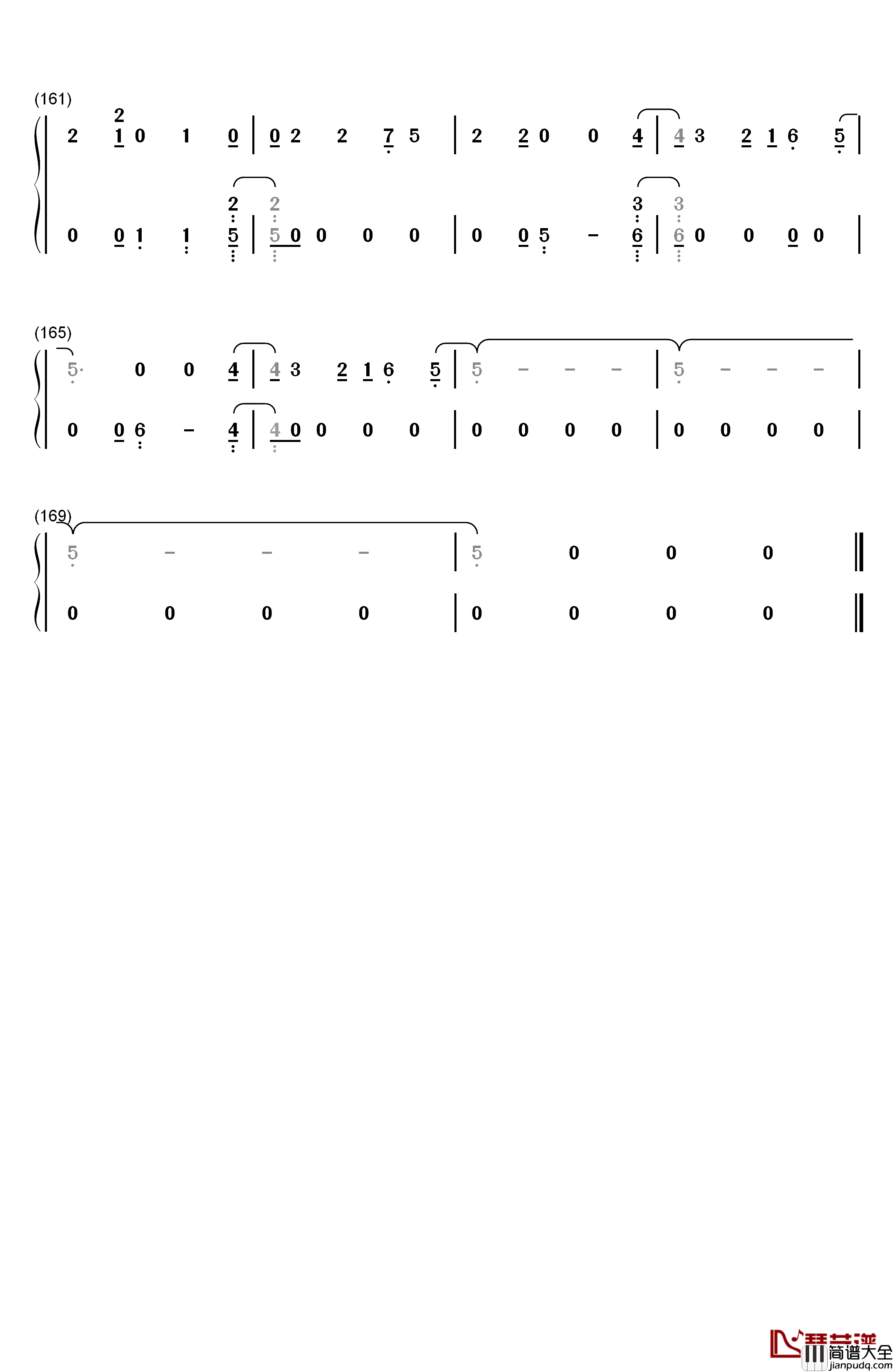 Magic_Shop钢琴简谱_数字双手_防弹少年团