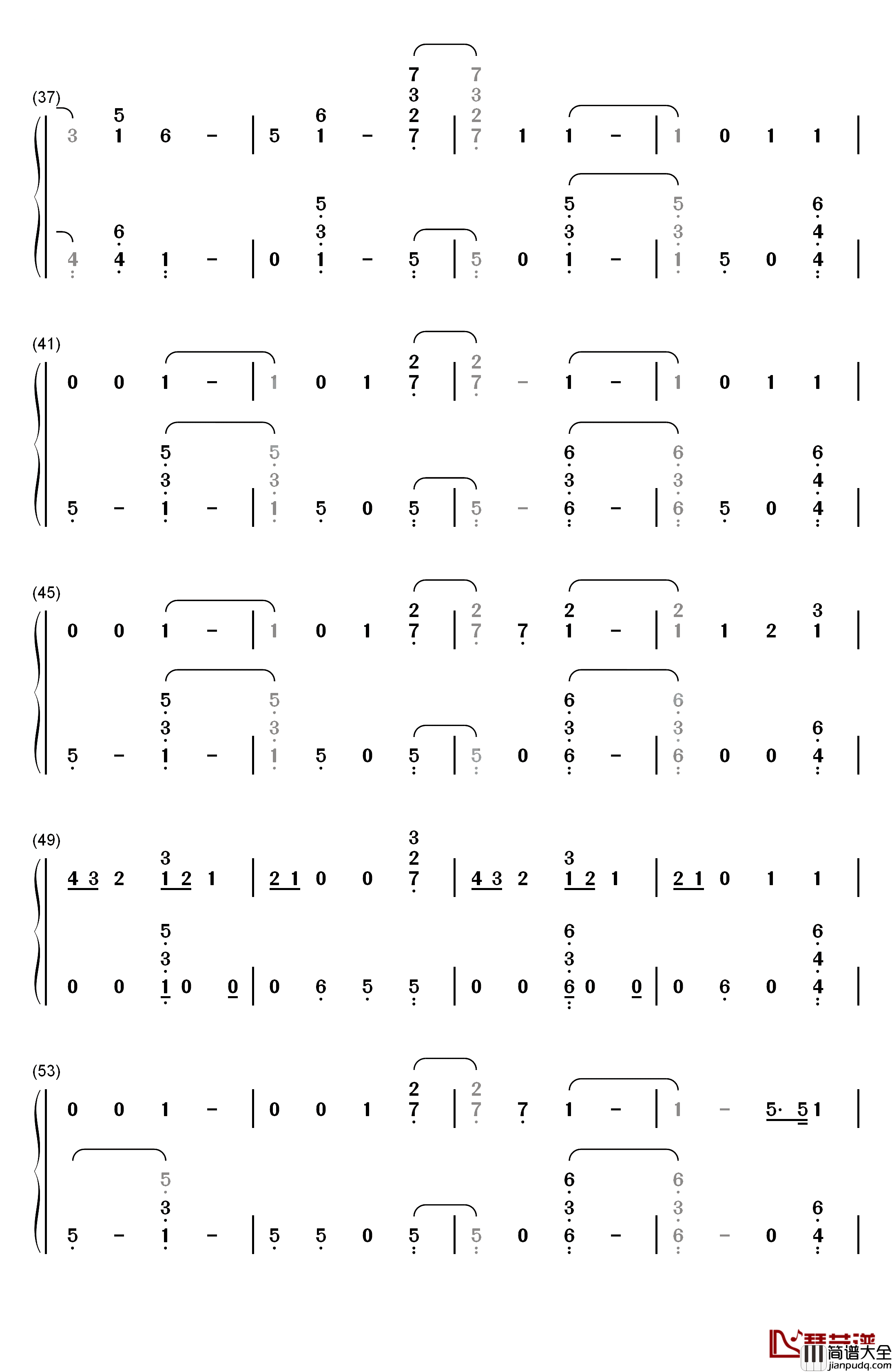Patient钢琴简谱_数字双手_Charlie_Puth
