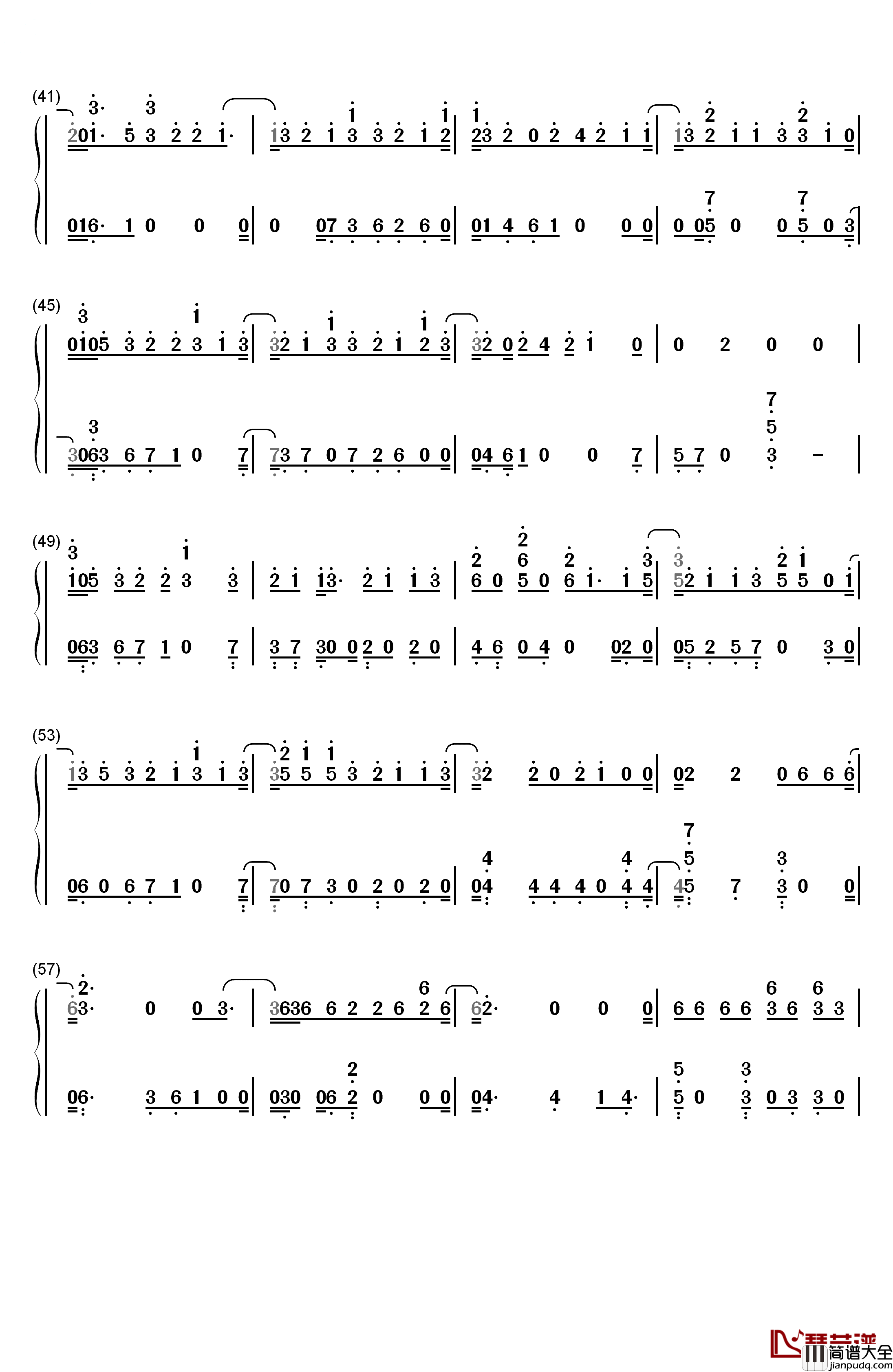 Both钢琴简谱_数字双手_Gucci_Mane_ft_Drake