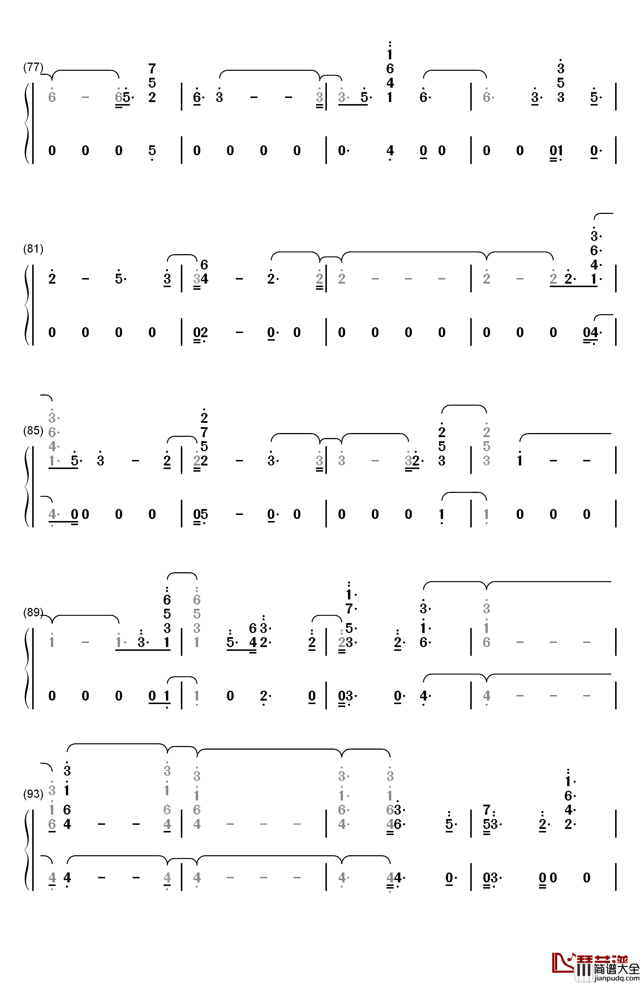 Consequences–Camila_Cabello钢琴简谱_数字双手_Camila_Cabello