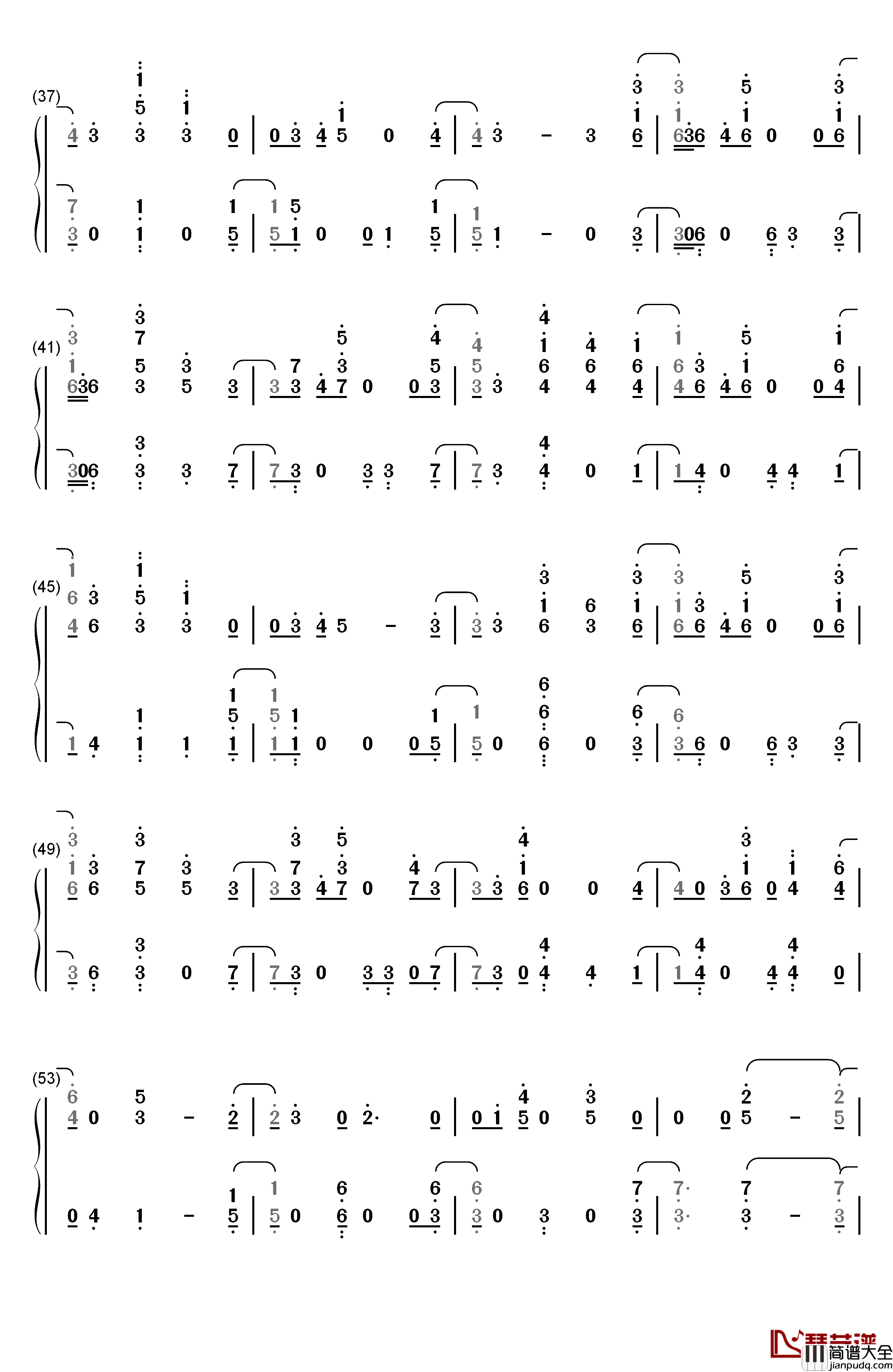 I'm_Still_Here钢琴简谱_数字双手_Sia