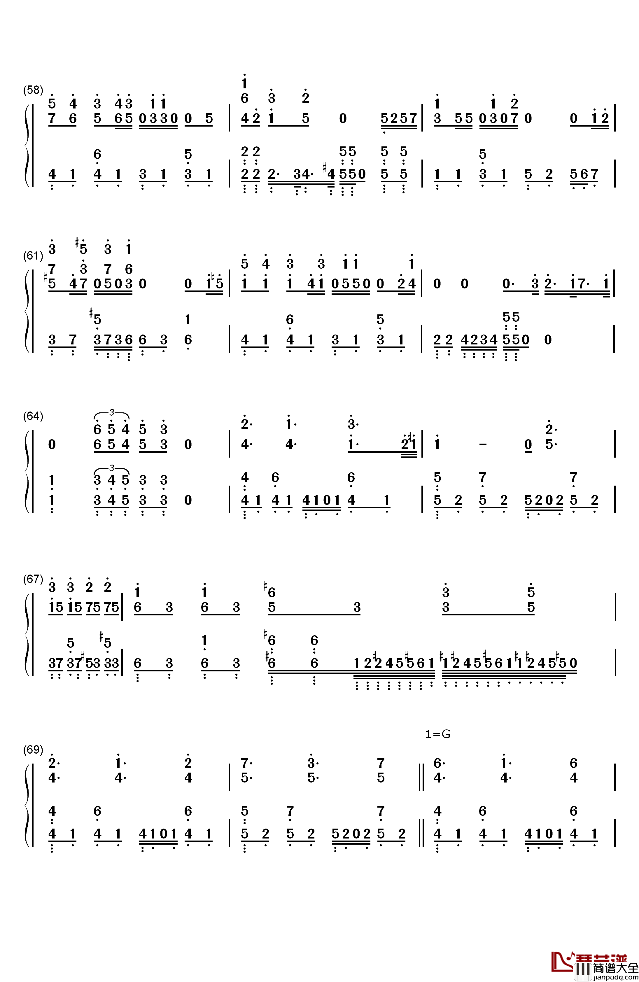 爱してるばんざーい!钢琴简谱_数字双手_μ's