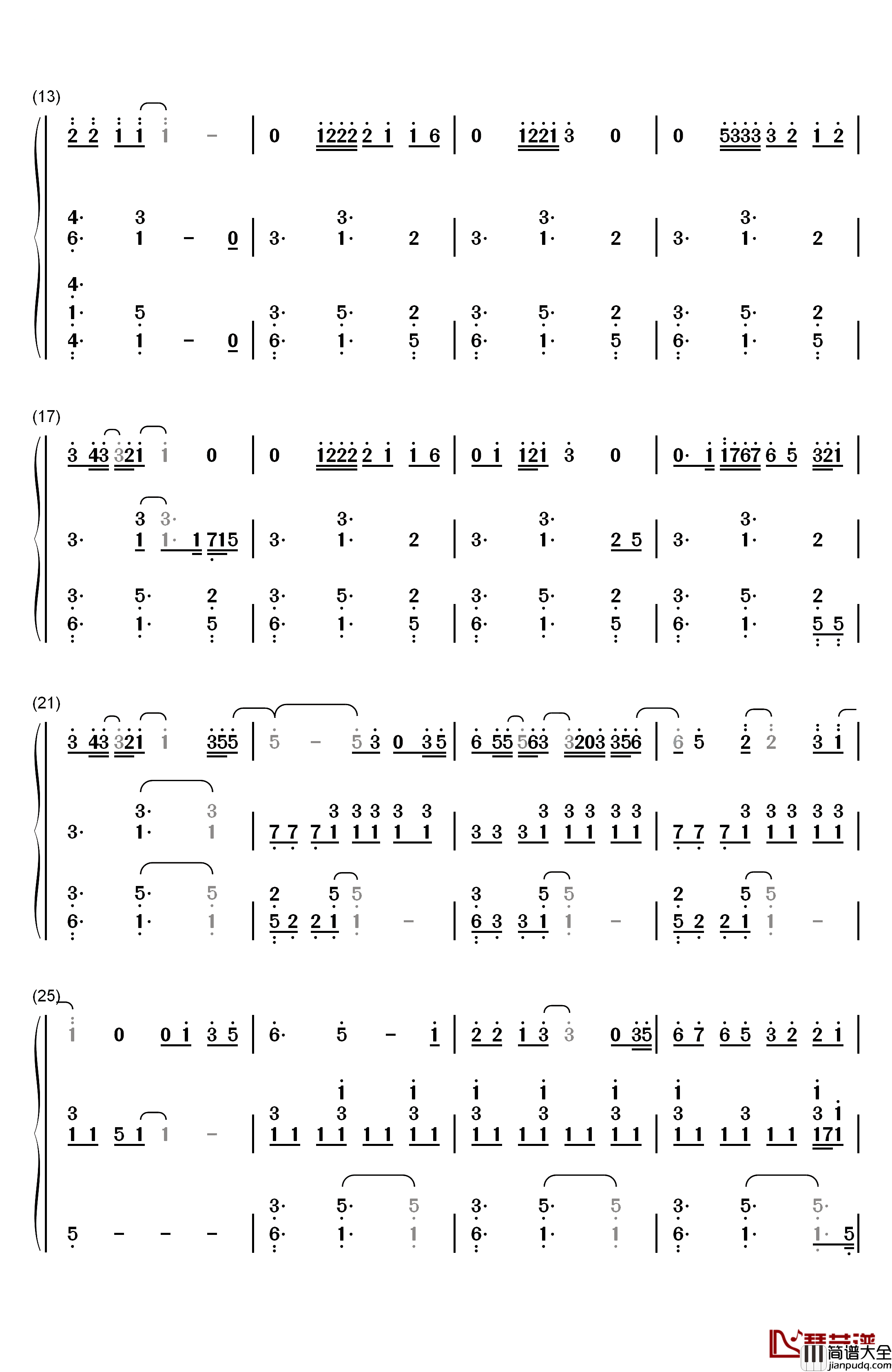 See_You_Again钢琴简谱_数字双手_Wiz_Khalifa_Charlie_Puth