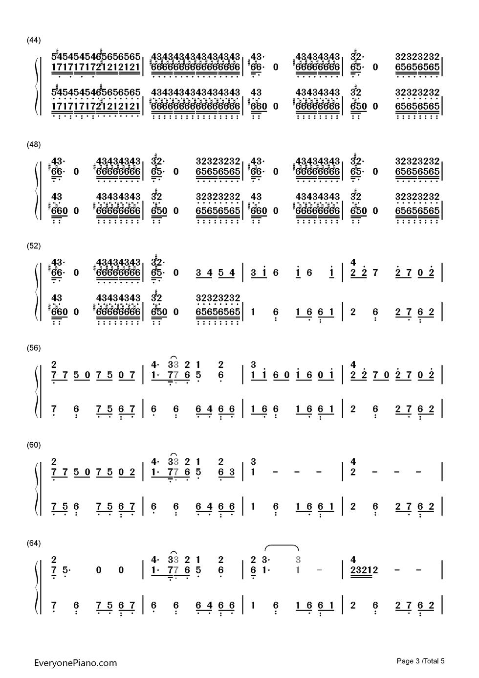 Chop_Suey钢琴简谱_数字双手_System_of_a_Down