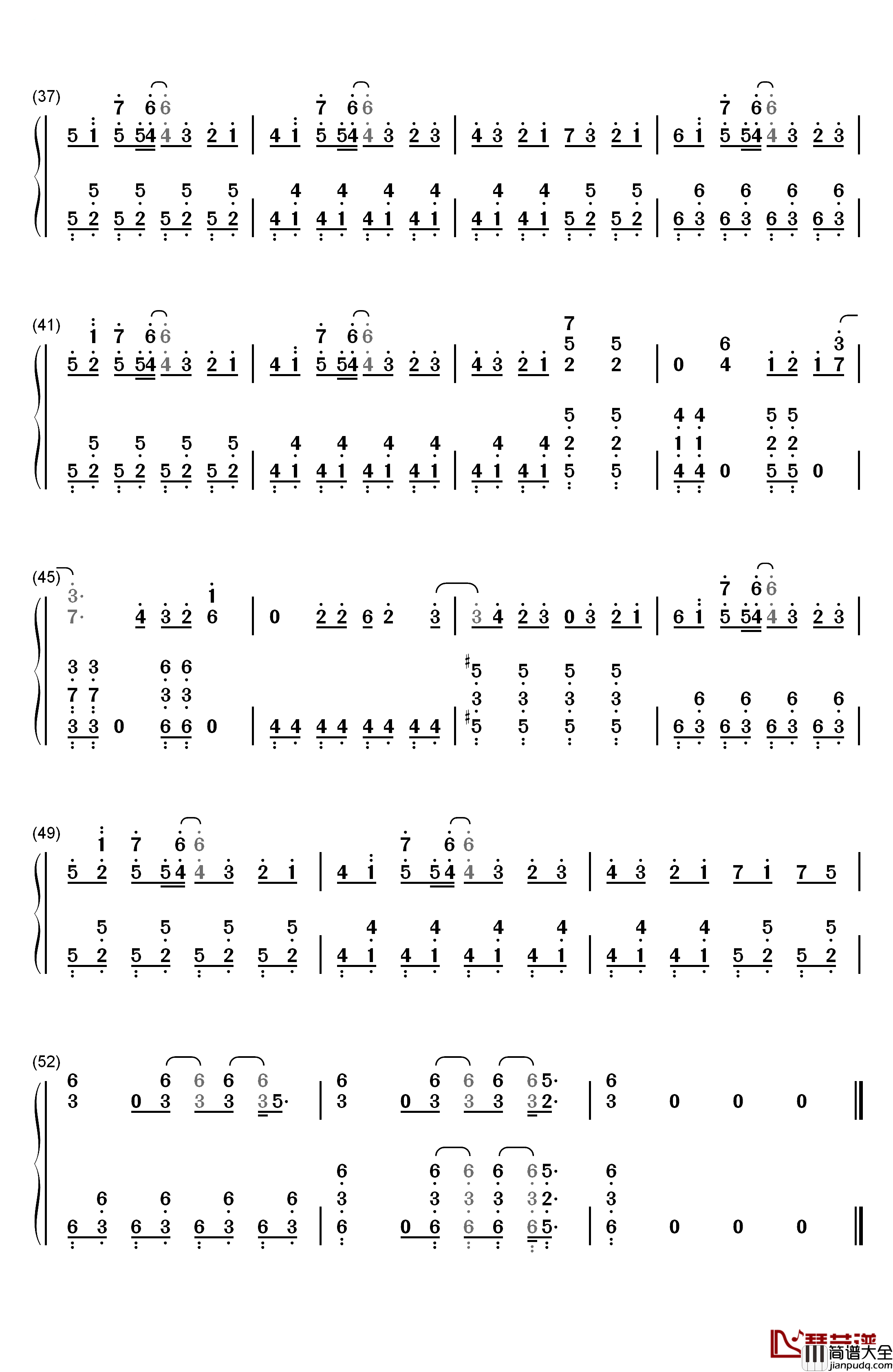 Open_Your_Eyes钢琴简谱_数字双手_亚咲花