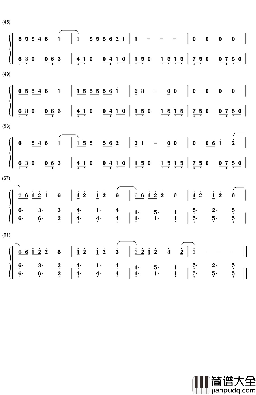 Cool_Kids钢琴简谱_数字双手_Echosmith