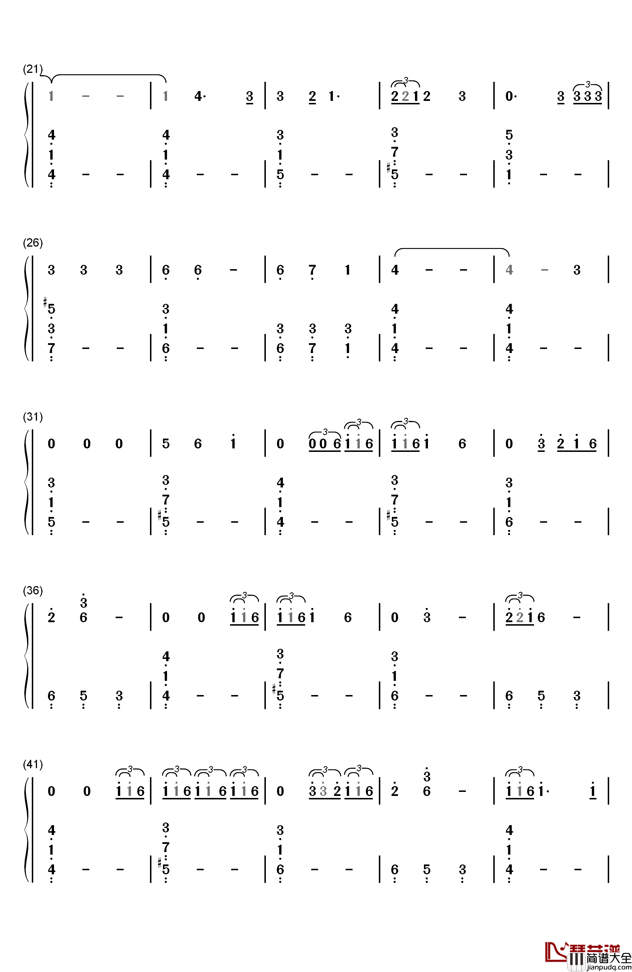 Bad_Reputation钢琴简谱_数字双手_Shawn_Mendes