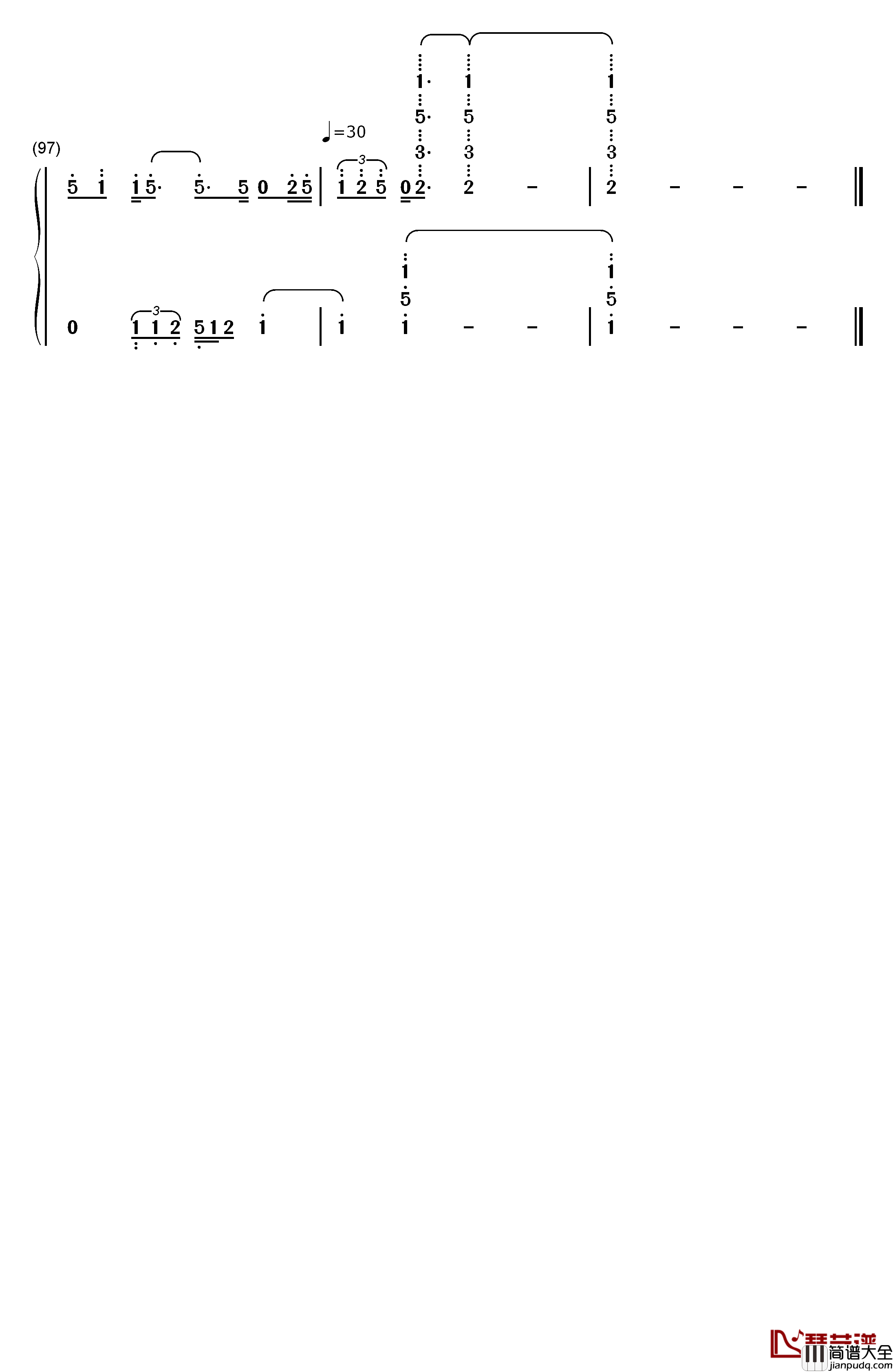 雪の華钢琴简谱_数字双手_中岛美嘉