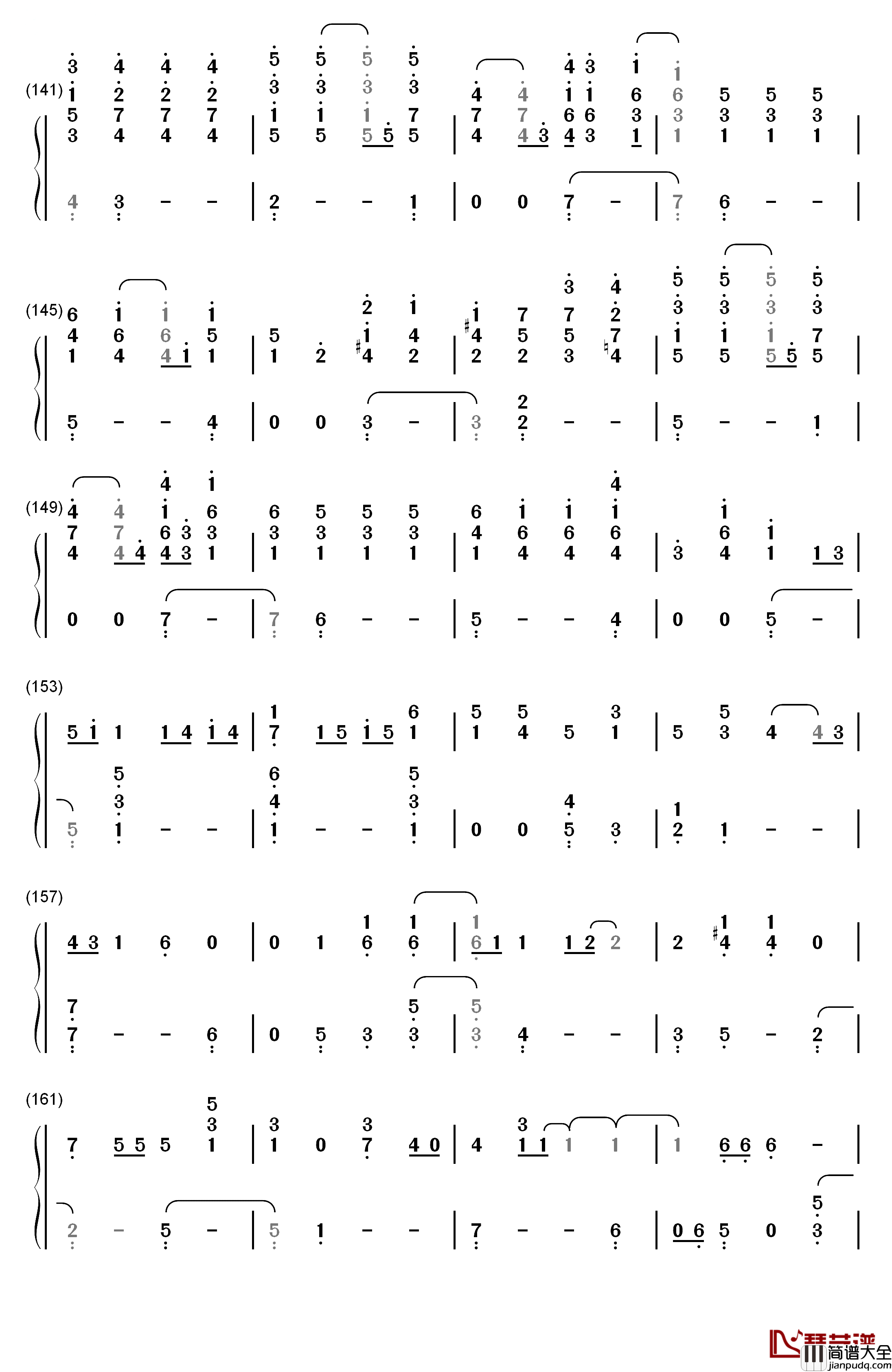 Piano_Man钢琴简谱_数字双手_Billy_Joel