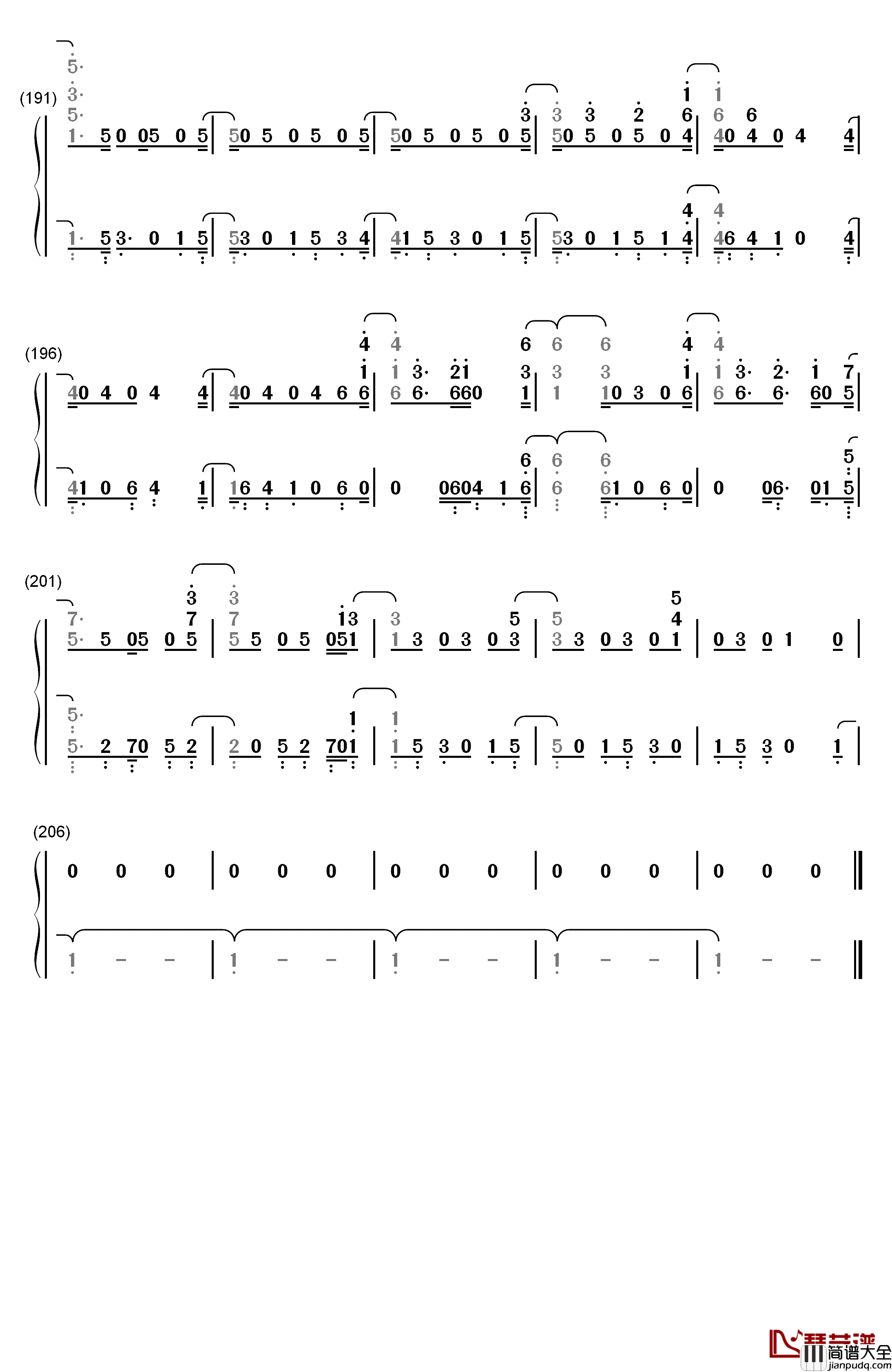 Next_to_Me钢琴简谱_数字双手_Imagine_Dragons