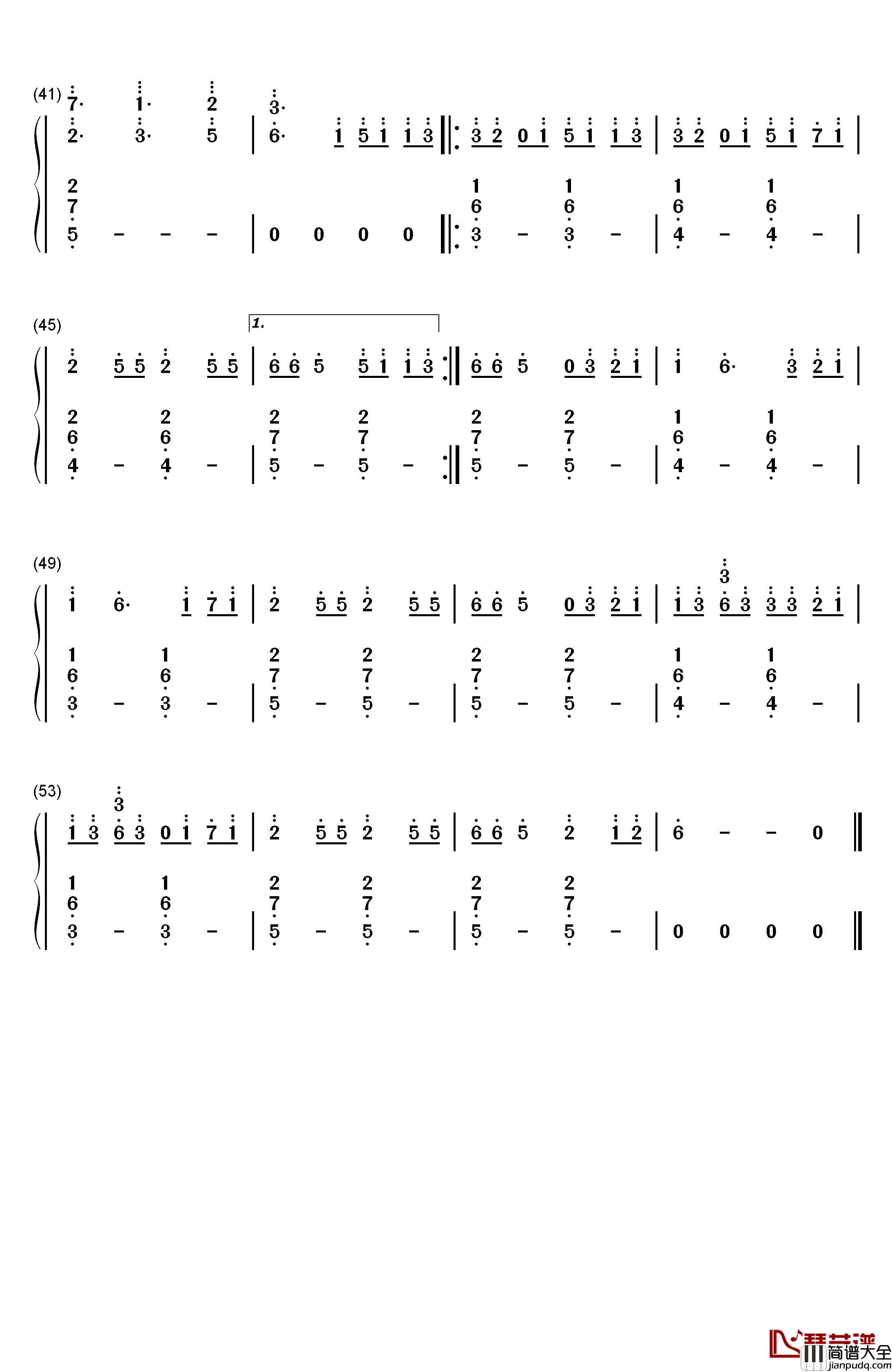 Yes_Girl钢琴简谱_数字双手_Bea_Miller