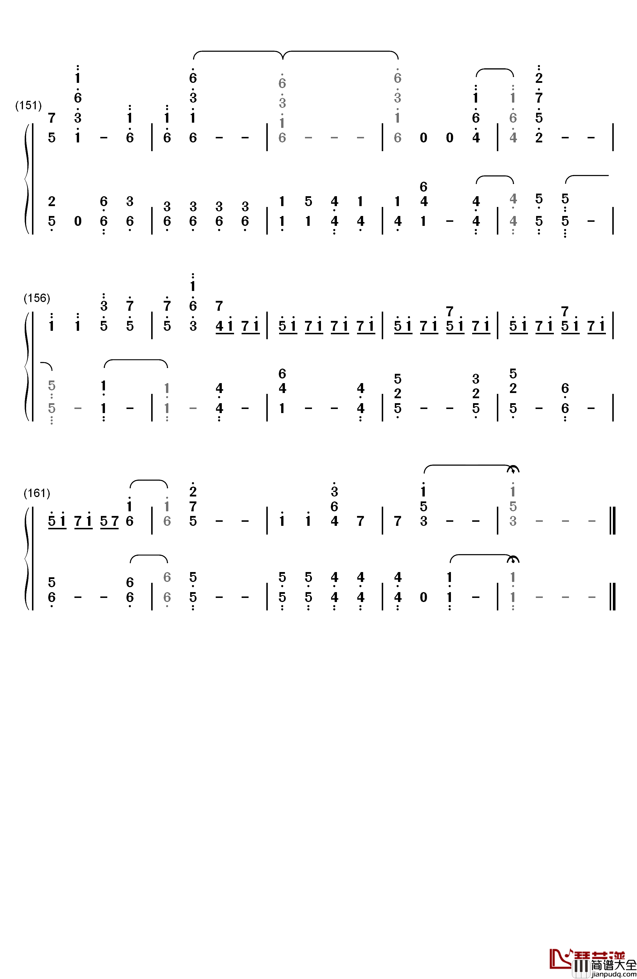 I_Need_Somebody钢琴简谱_数字双手_Day6