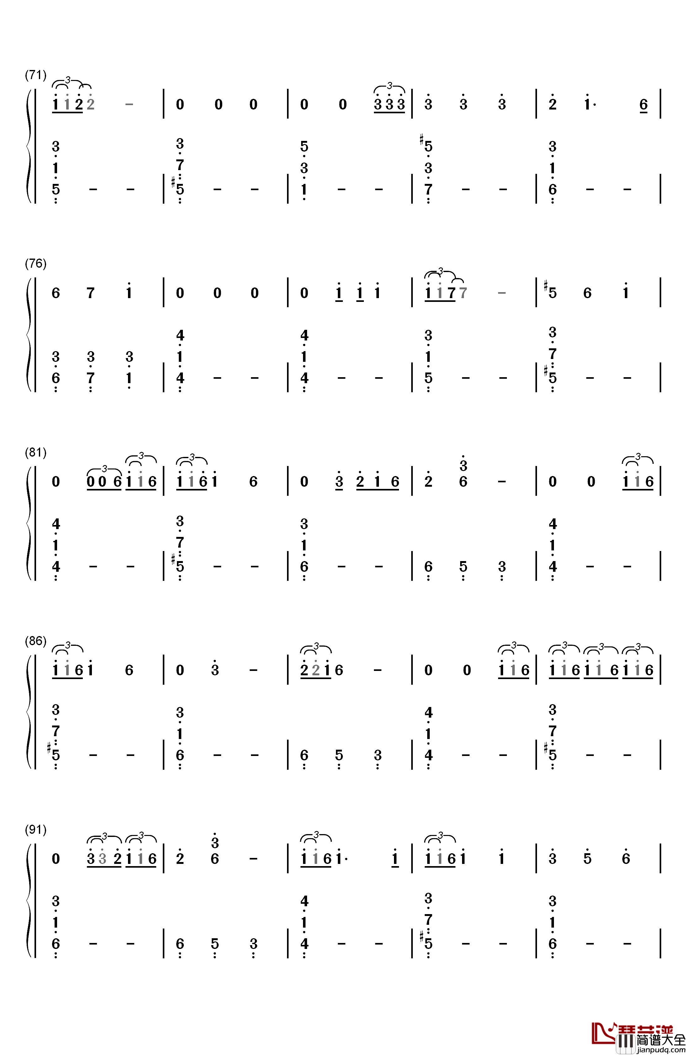 Bad_Reputation钢琴简谱_数字双手_Shawn_Mendes