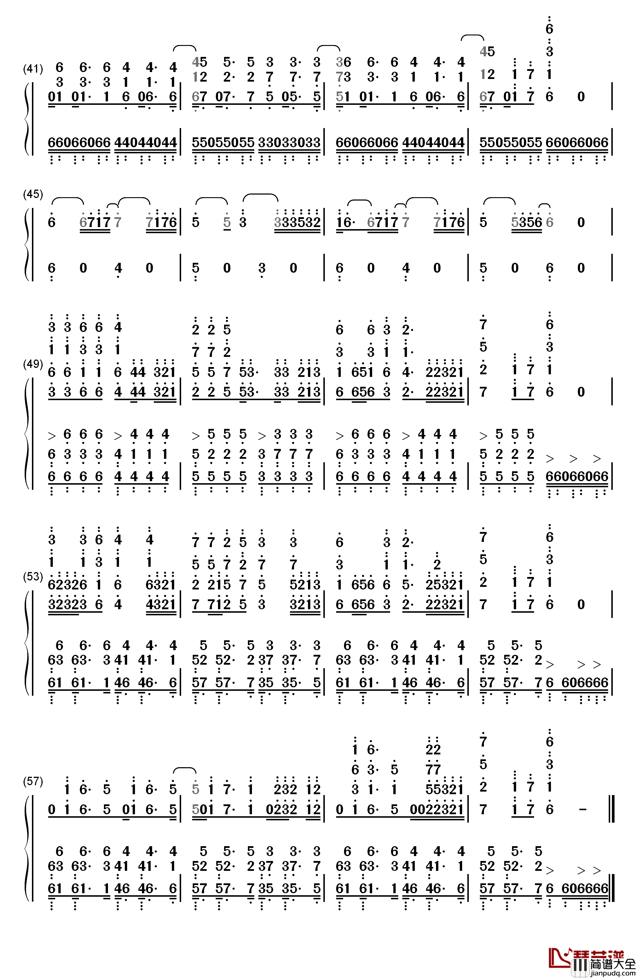 Lily钢琴简谱_数字双手_Alan_Walker_K_391_Emelie_Hollow