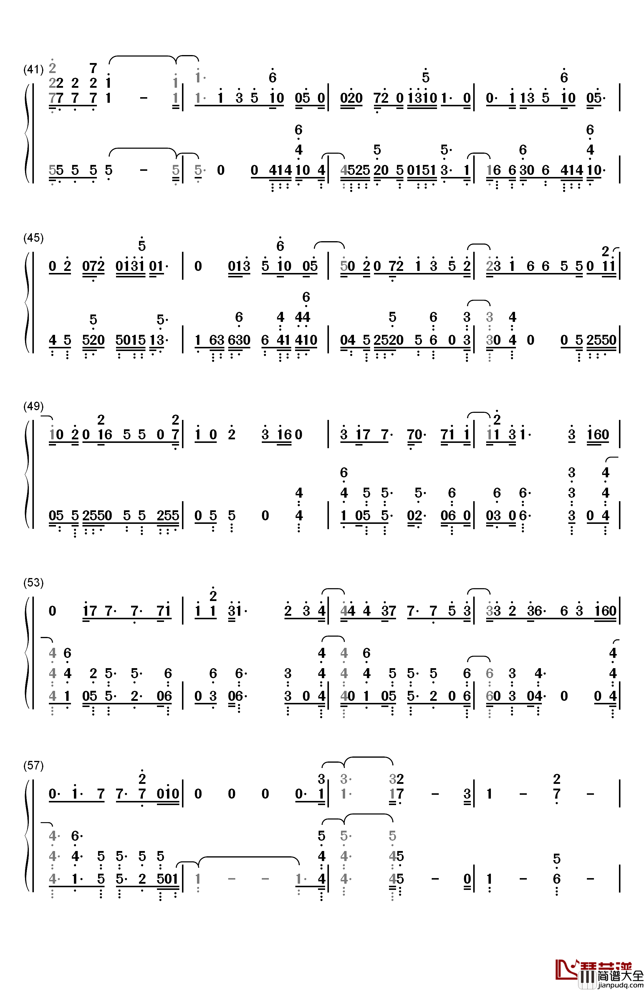 All_Falls_Down钢琴简谱_数字双手_Alan_Walker